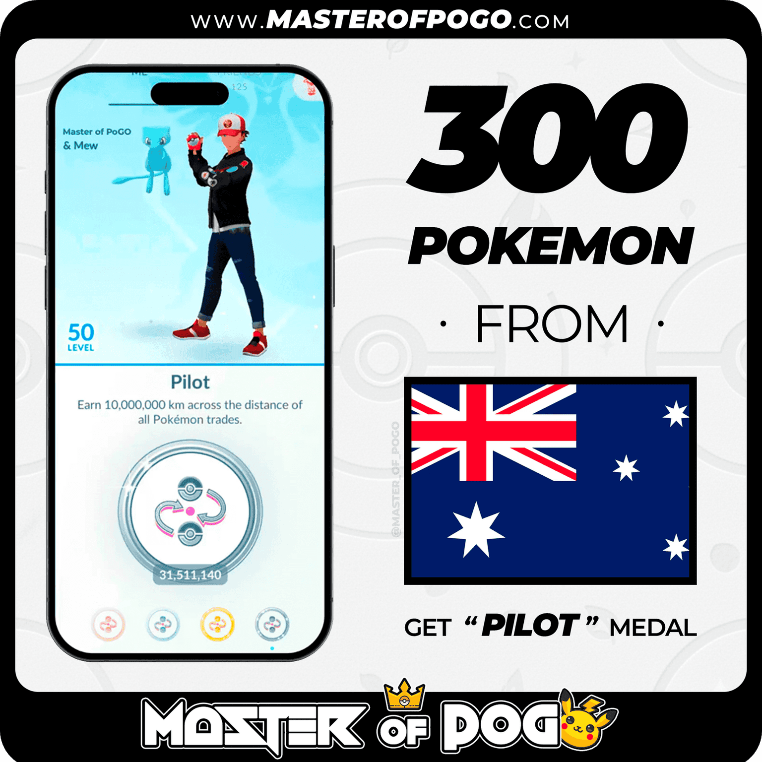 Australia - 300 PKM