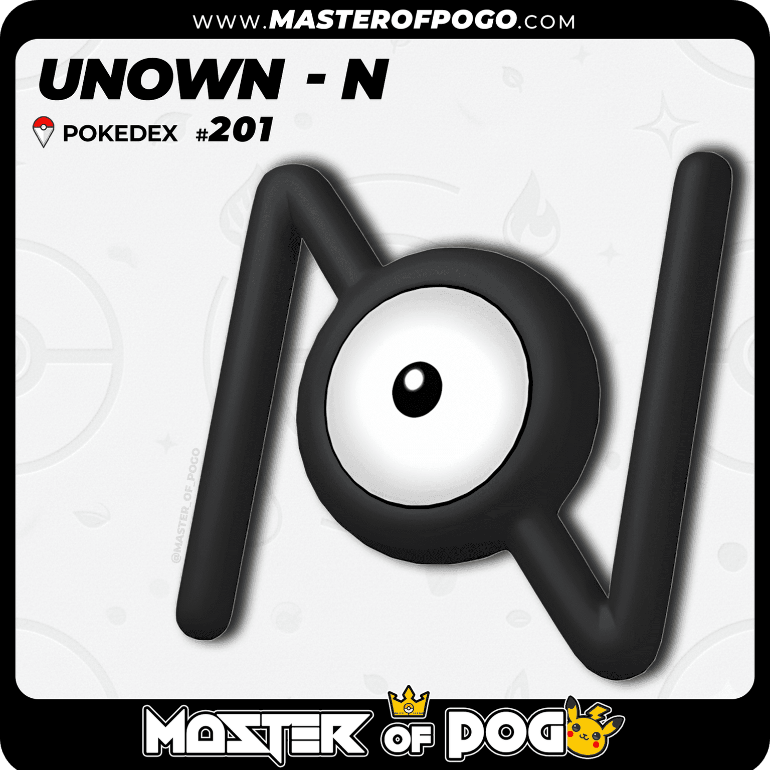 #201 - UNOWN · N