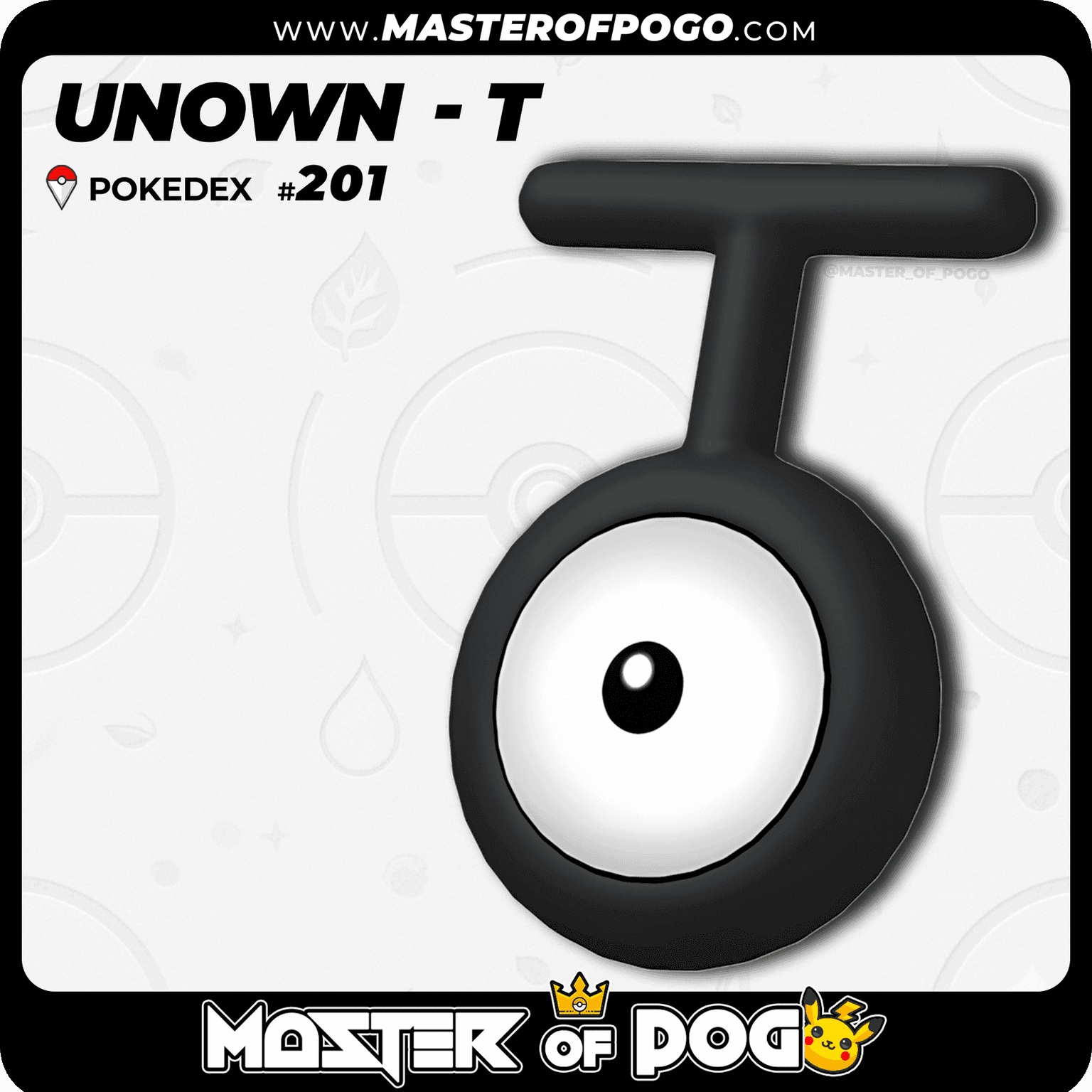 #201 - UNOWN · T