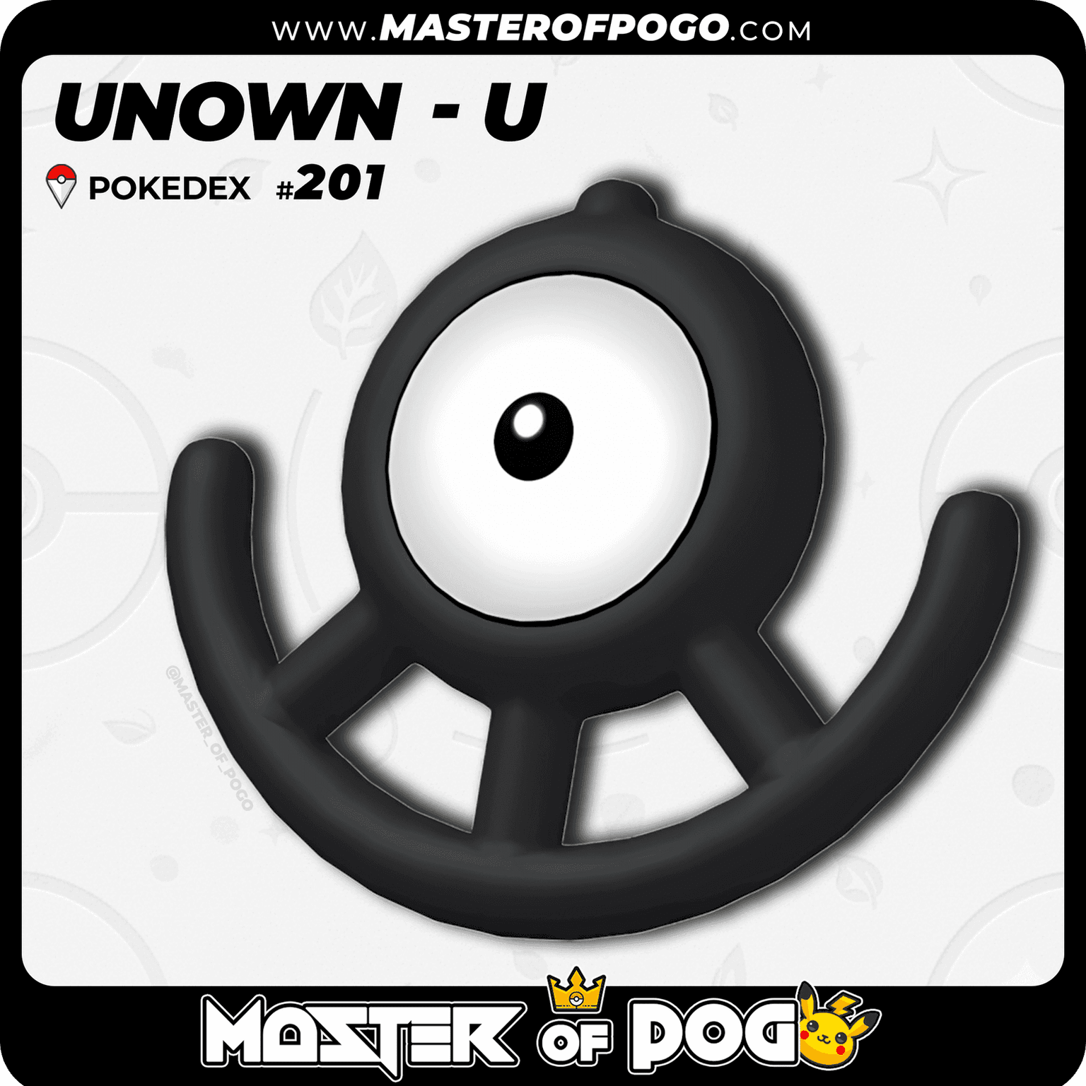 #201 - UNOWN · U