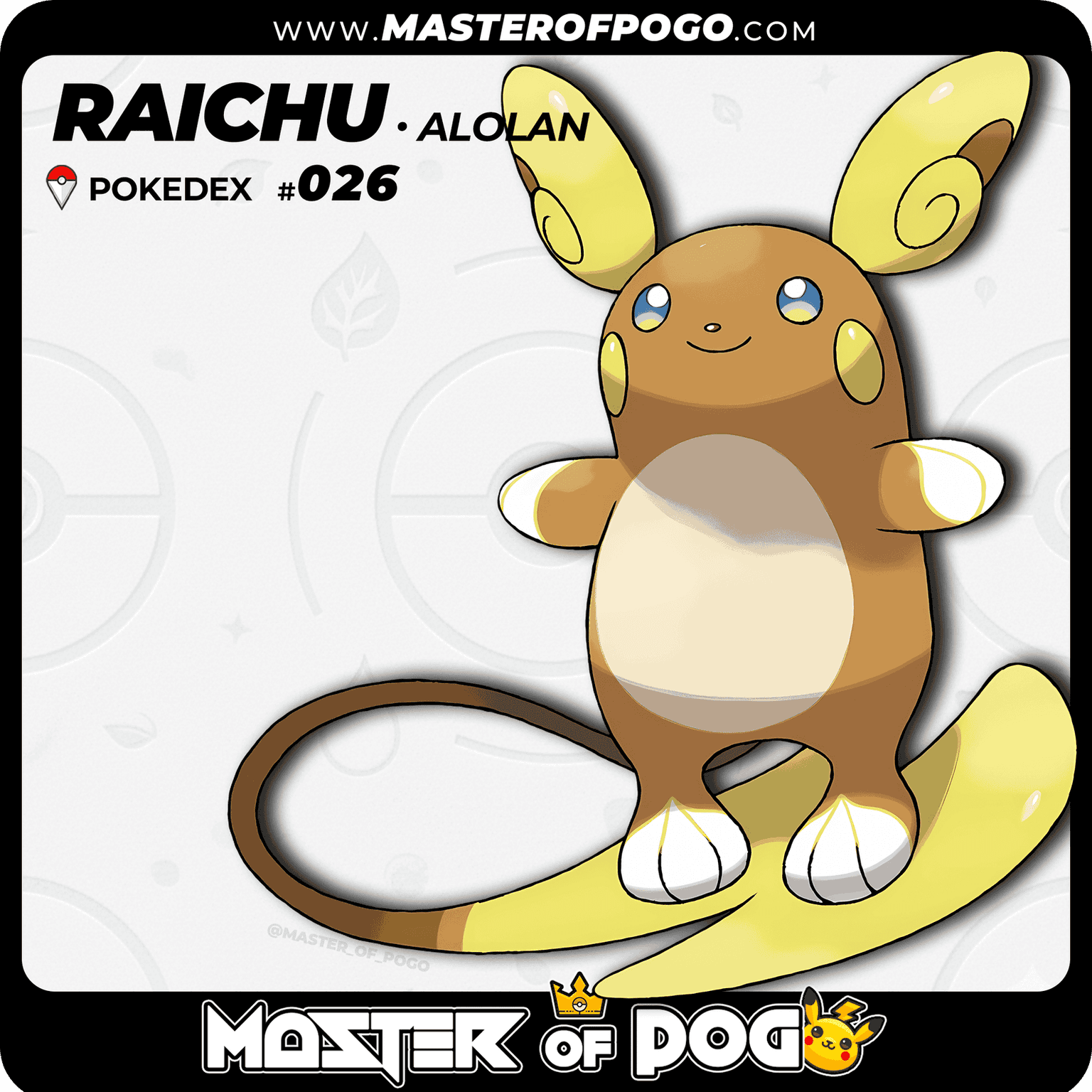 #026 - Alolan RAICHU
