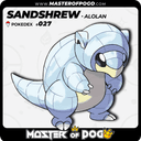 #027 - Alolan SANDSHREW