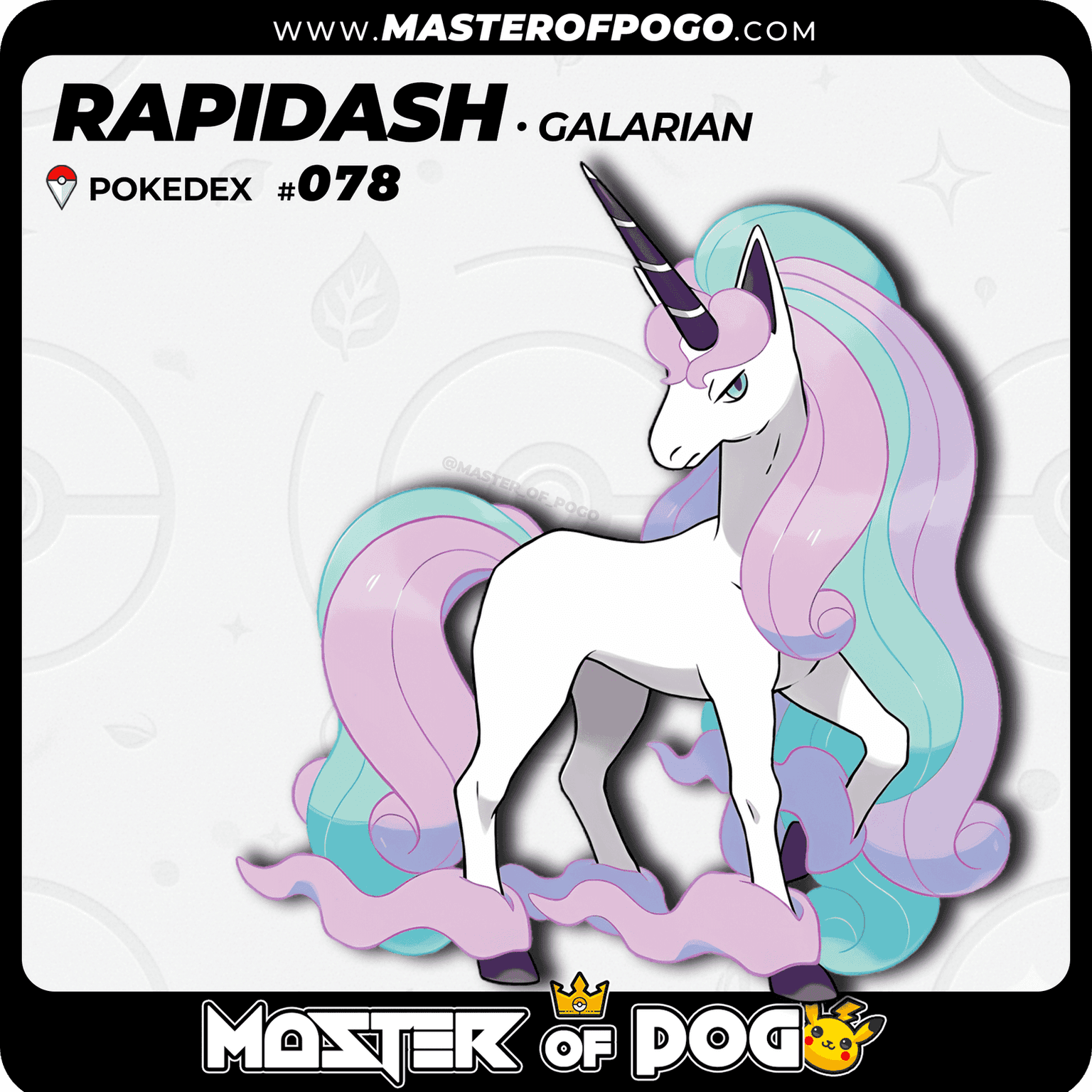 #078 - Galarian RAPIDASH