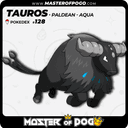 #128 - Paldean Aqua TAUROS