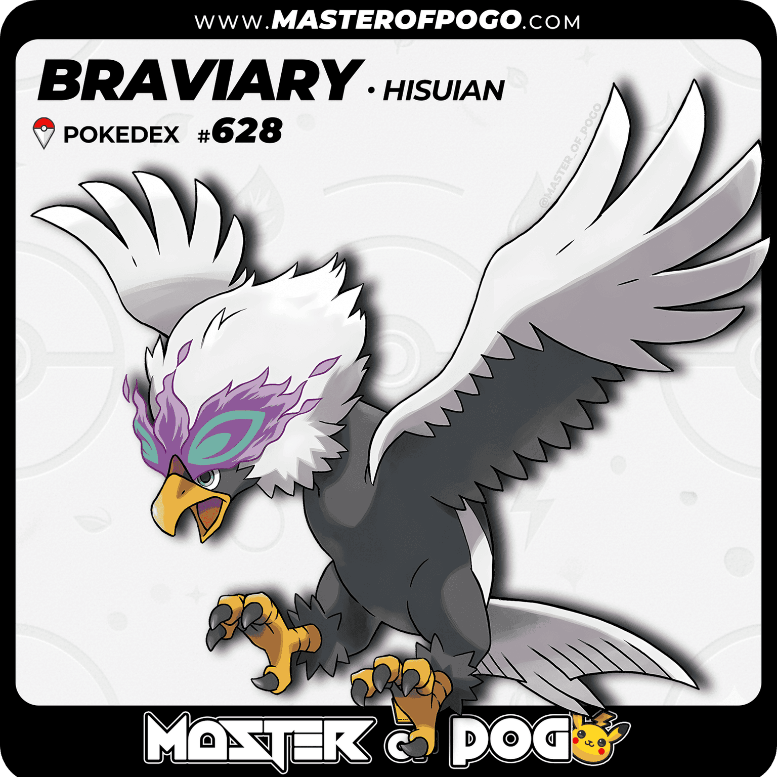 #628 - Hisuian BRAVIARY