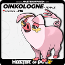 #916 - Female OINKOLOGNE