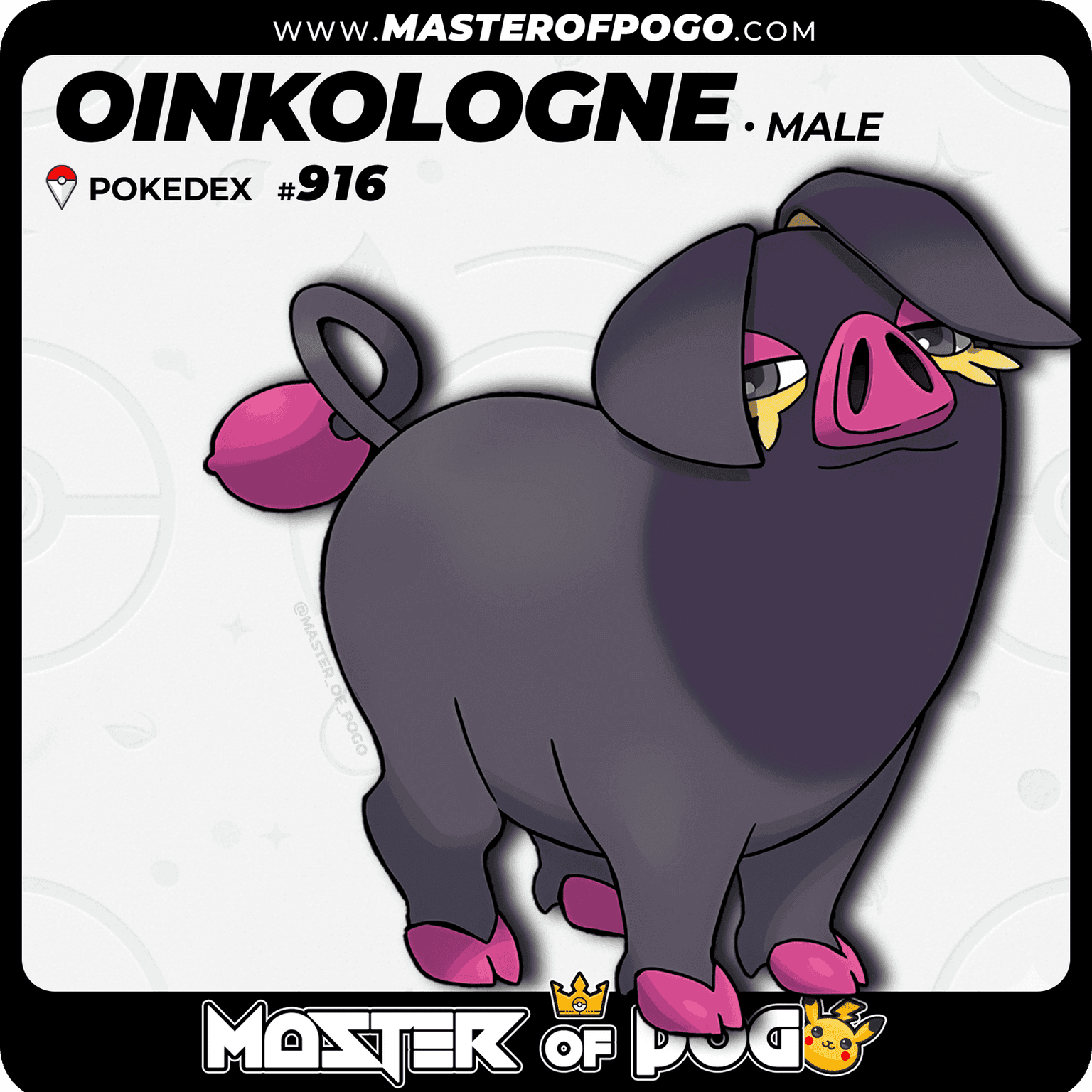 #916 - Male OINKOLOGNE