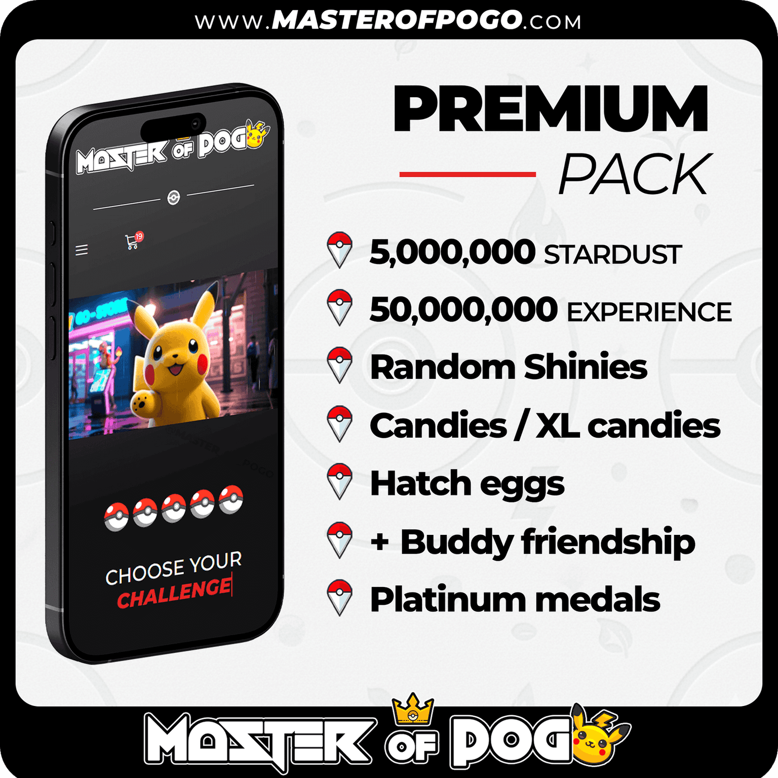 PREMIUM ➡️ 5M + 50M