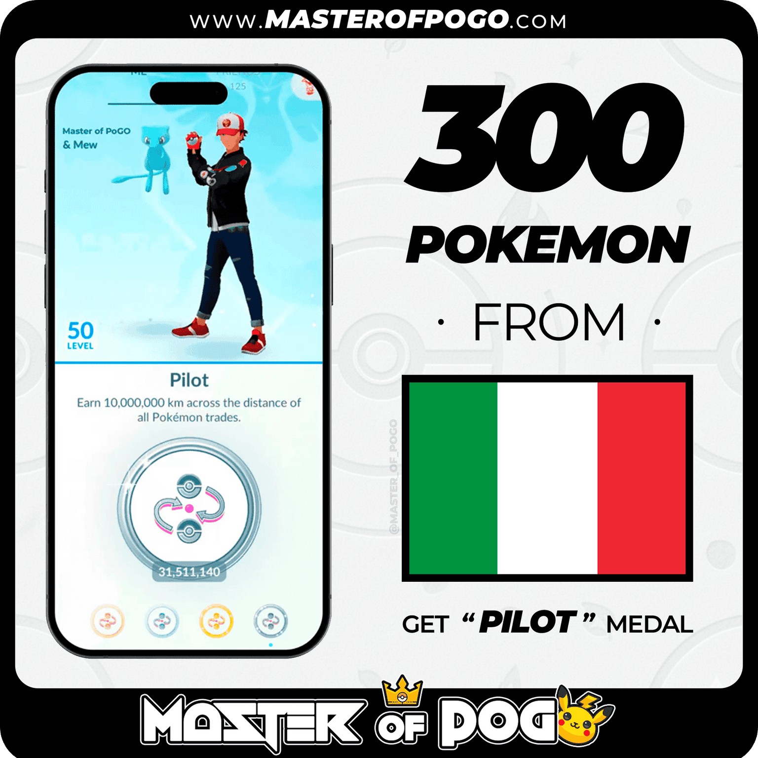 Italy - 300 PKM