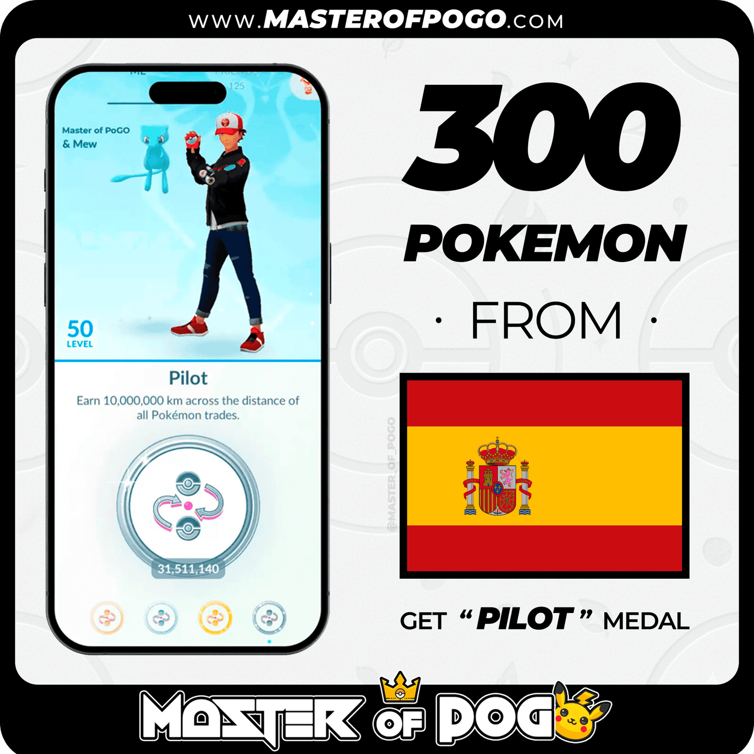 Spain - 300 PKM