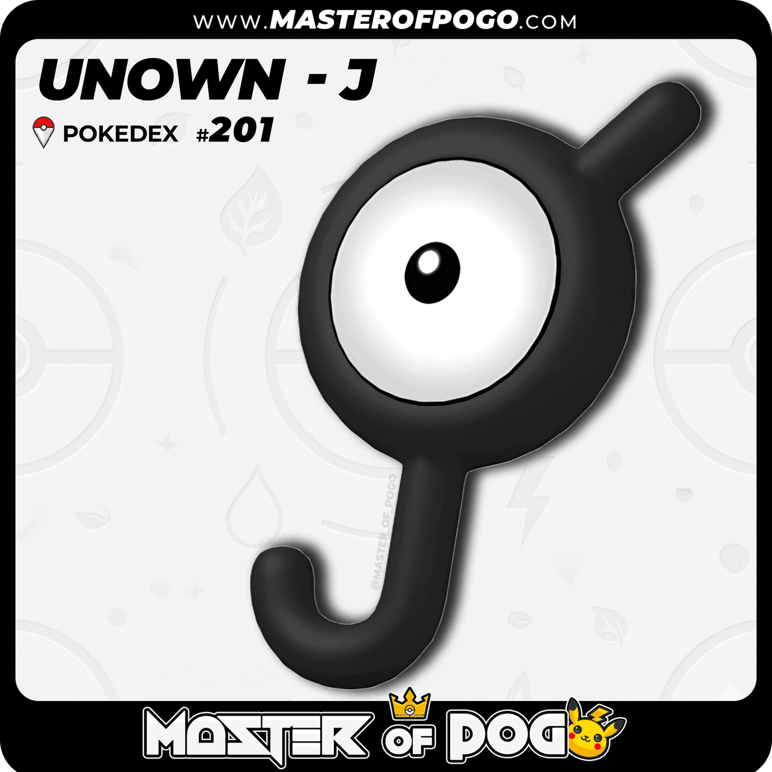 #201 - UNOWN · J