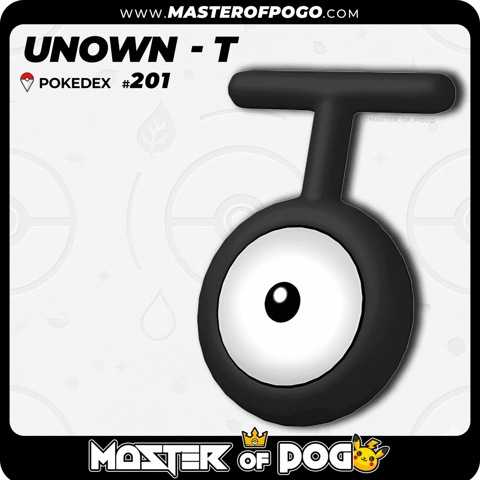 #201 - UNOWN · T