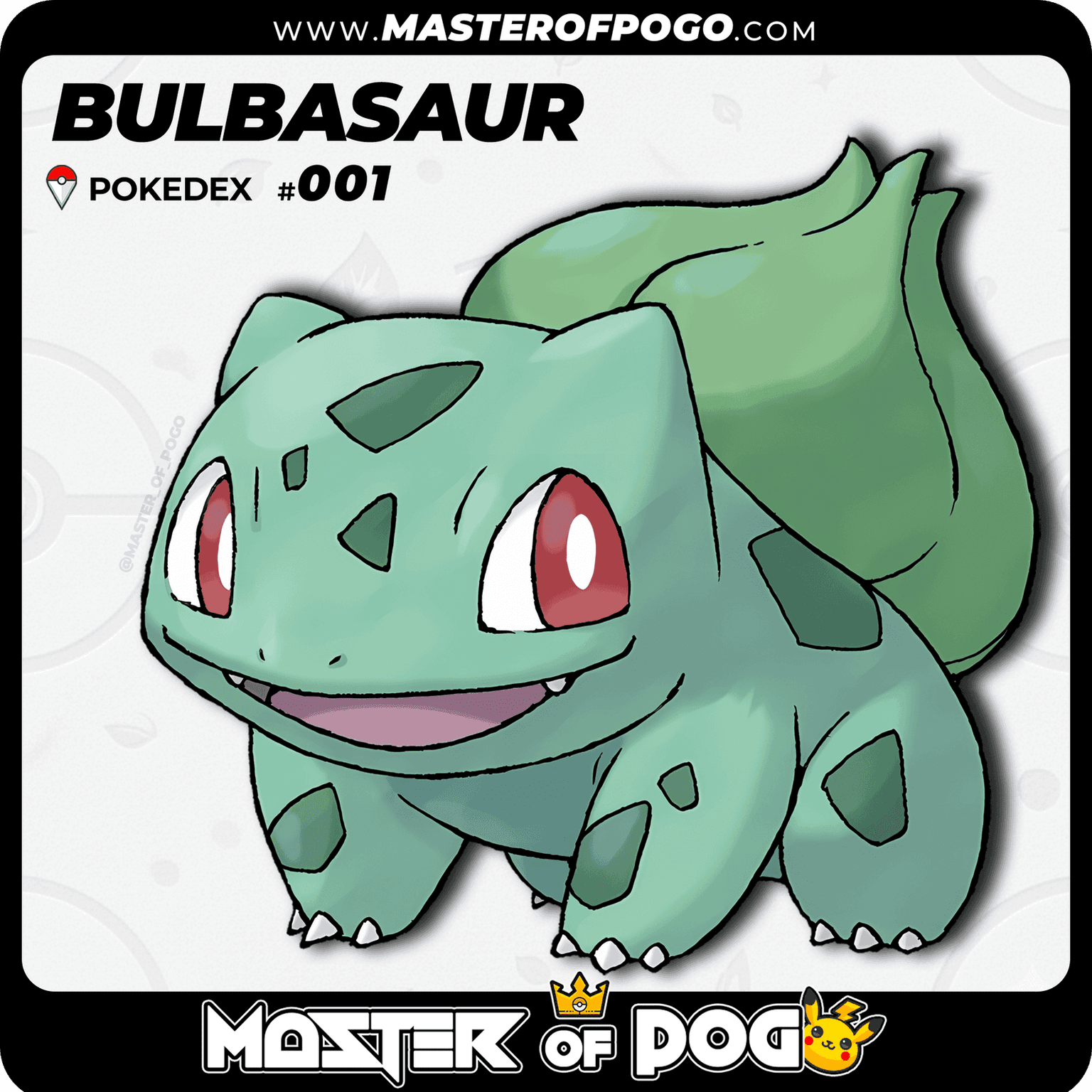 #001 - BULBASAUR