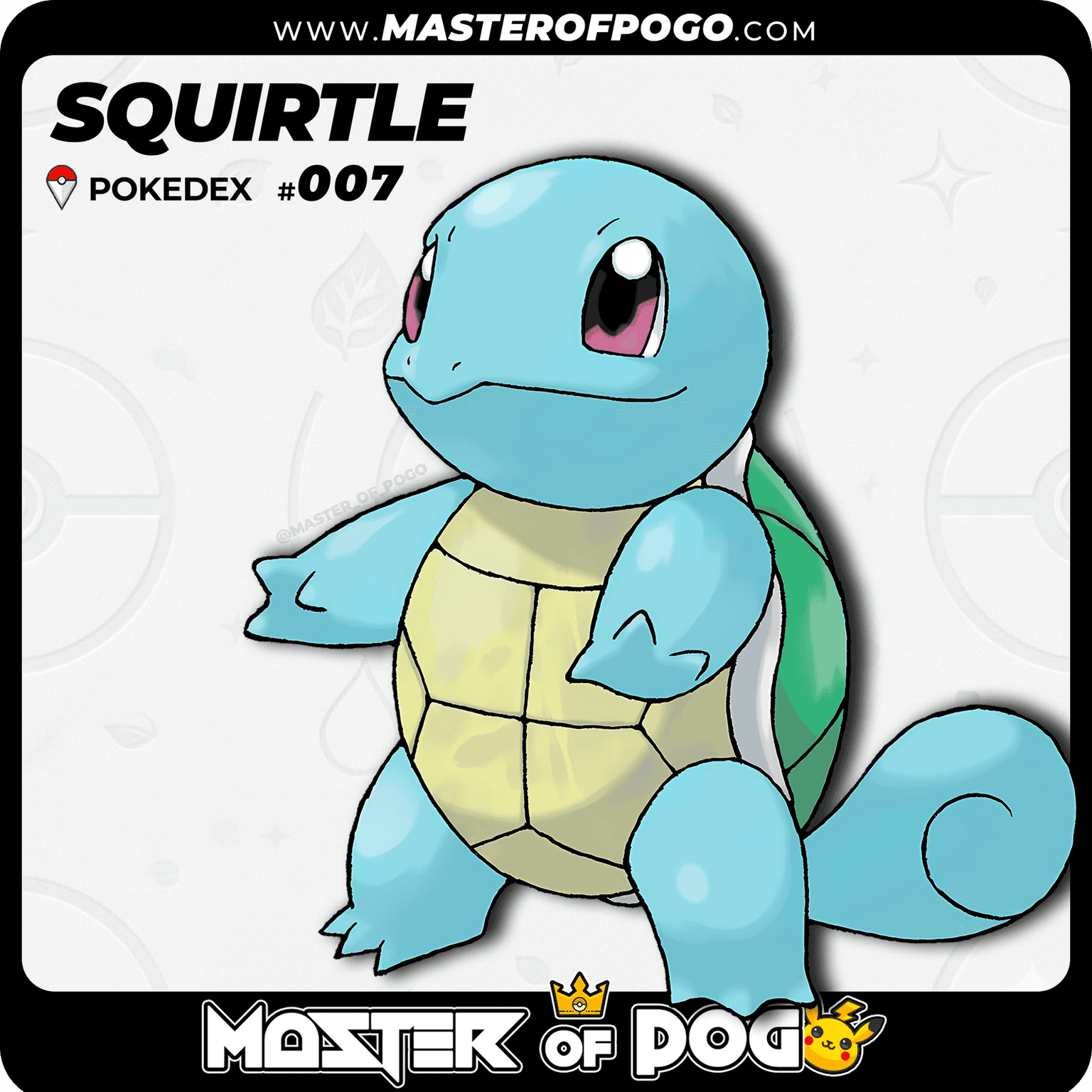 #007 - SQUIRTLE — alternate view