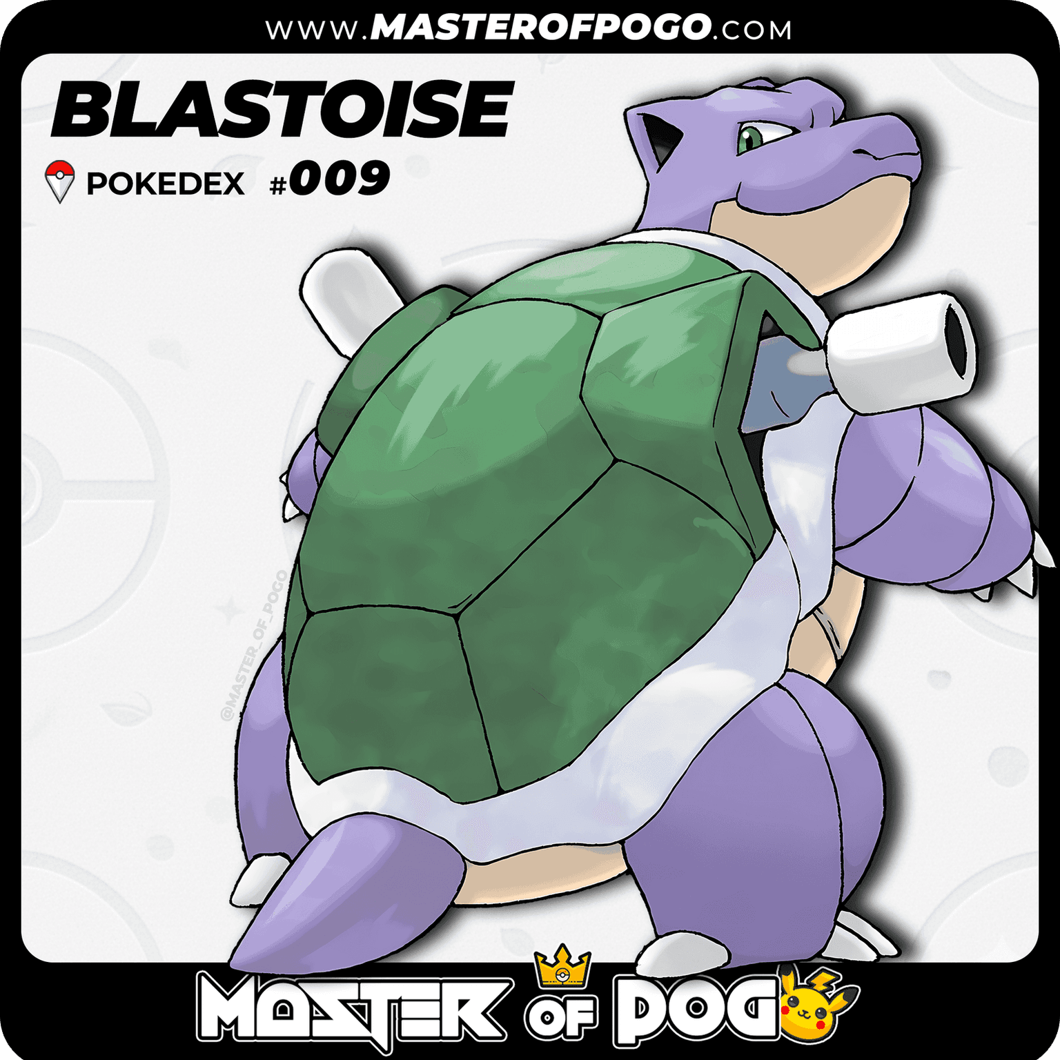 #009 - BLASTOISE — alternate view