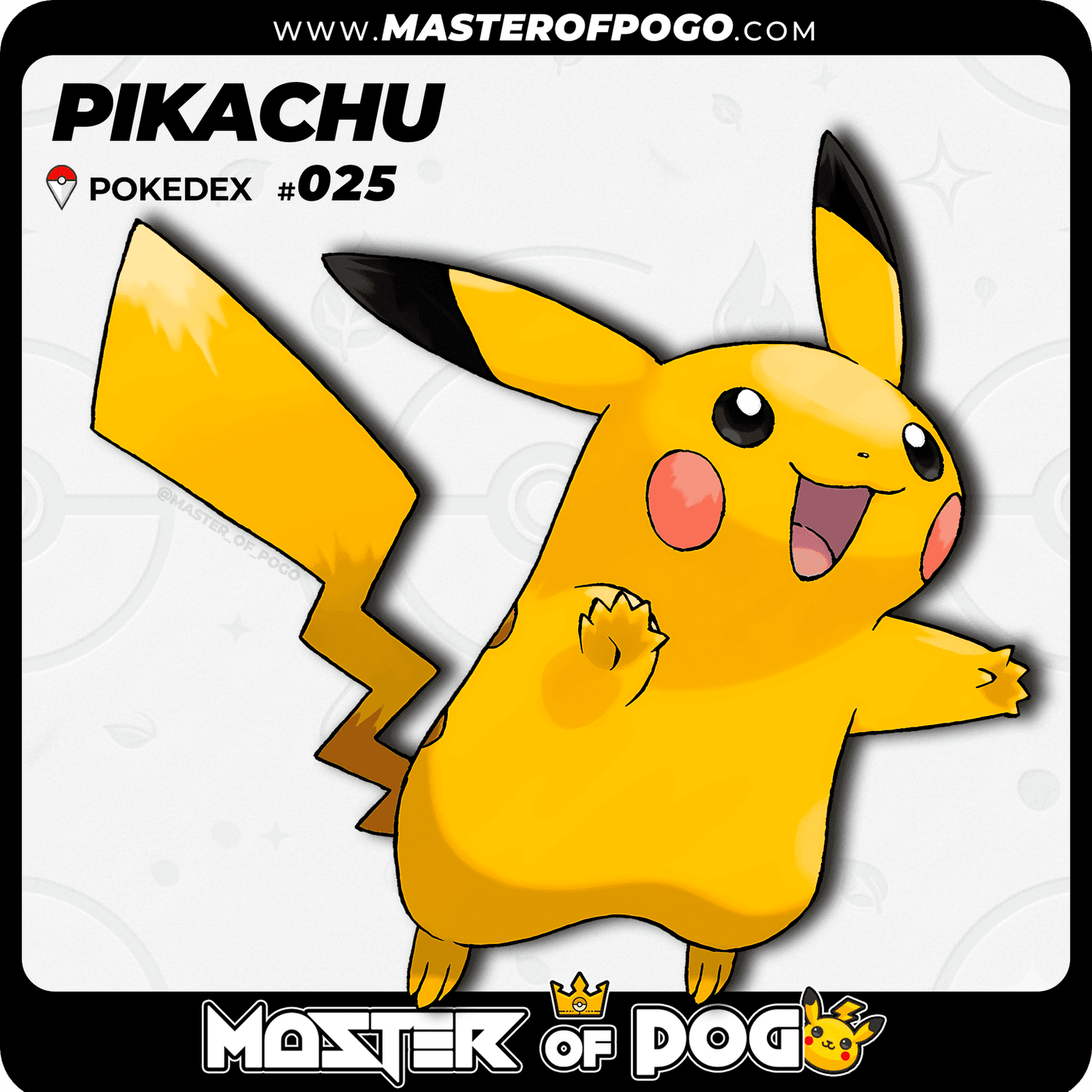 #025 - PIKACHU — alternate view