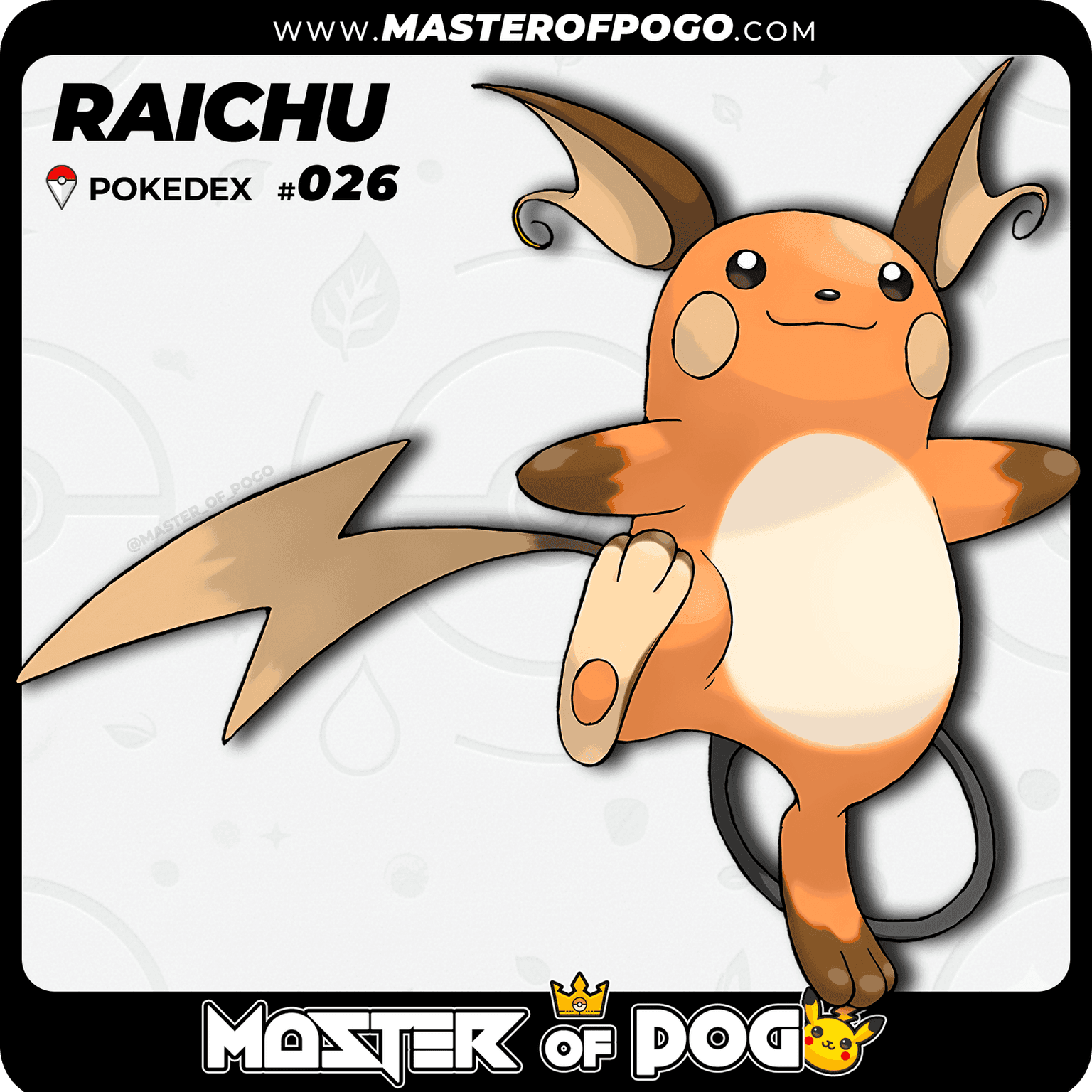 #026 - RAICHU — alternate view
