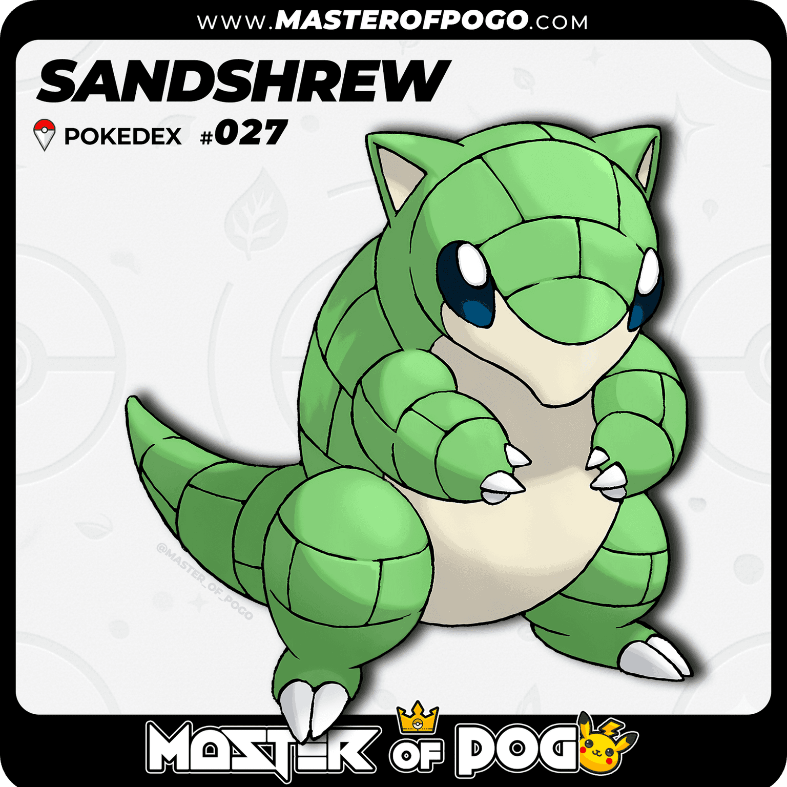 #027 - SANDSHREW — alternate view