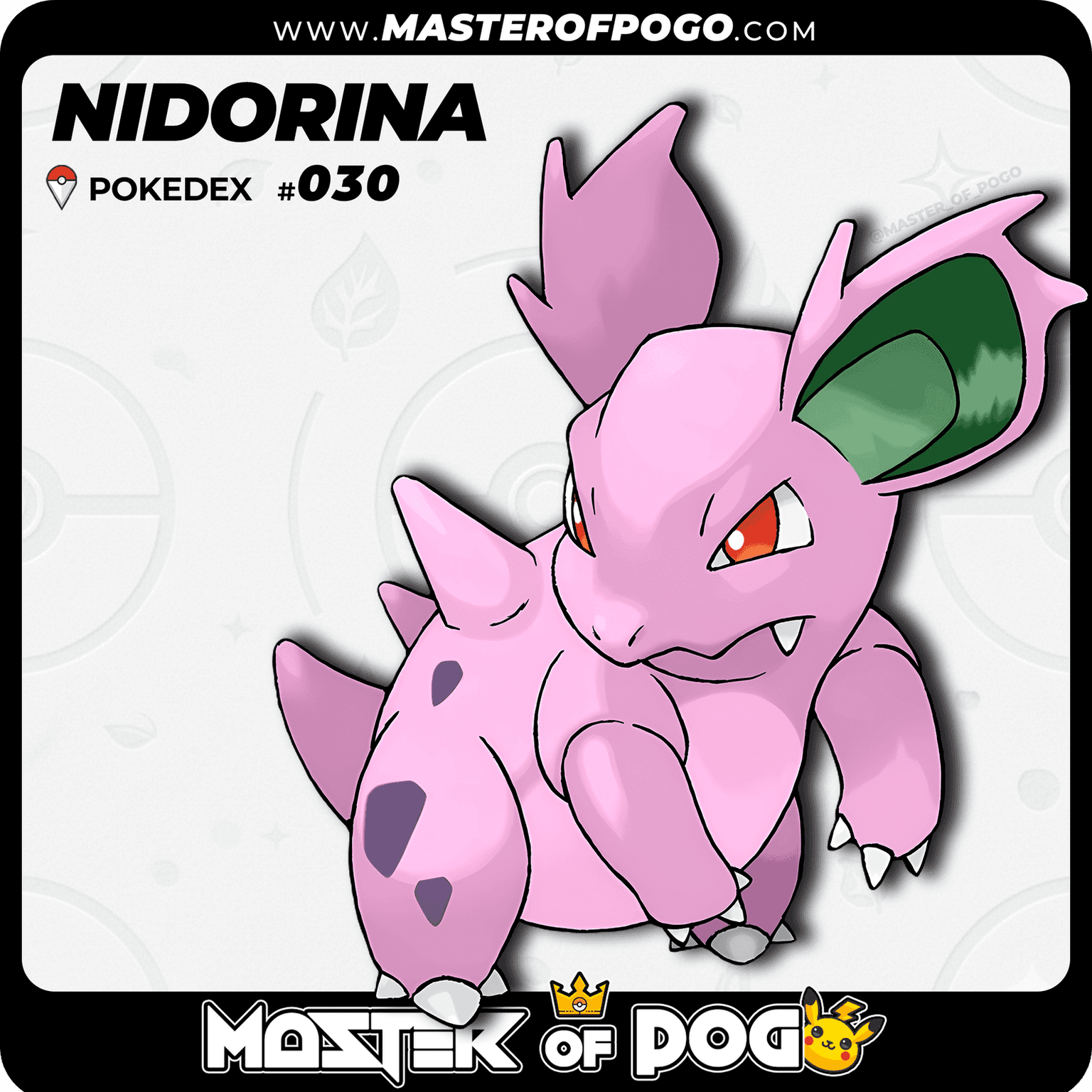 #030 - NIDORINA — alternate view