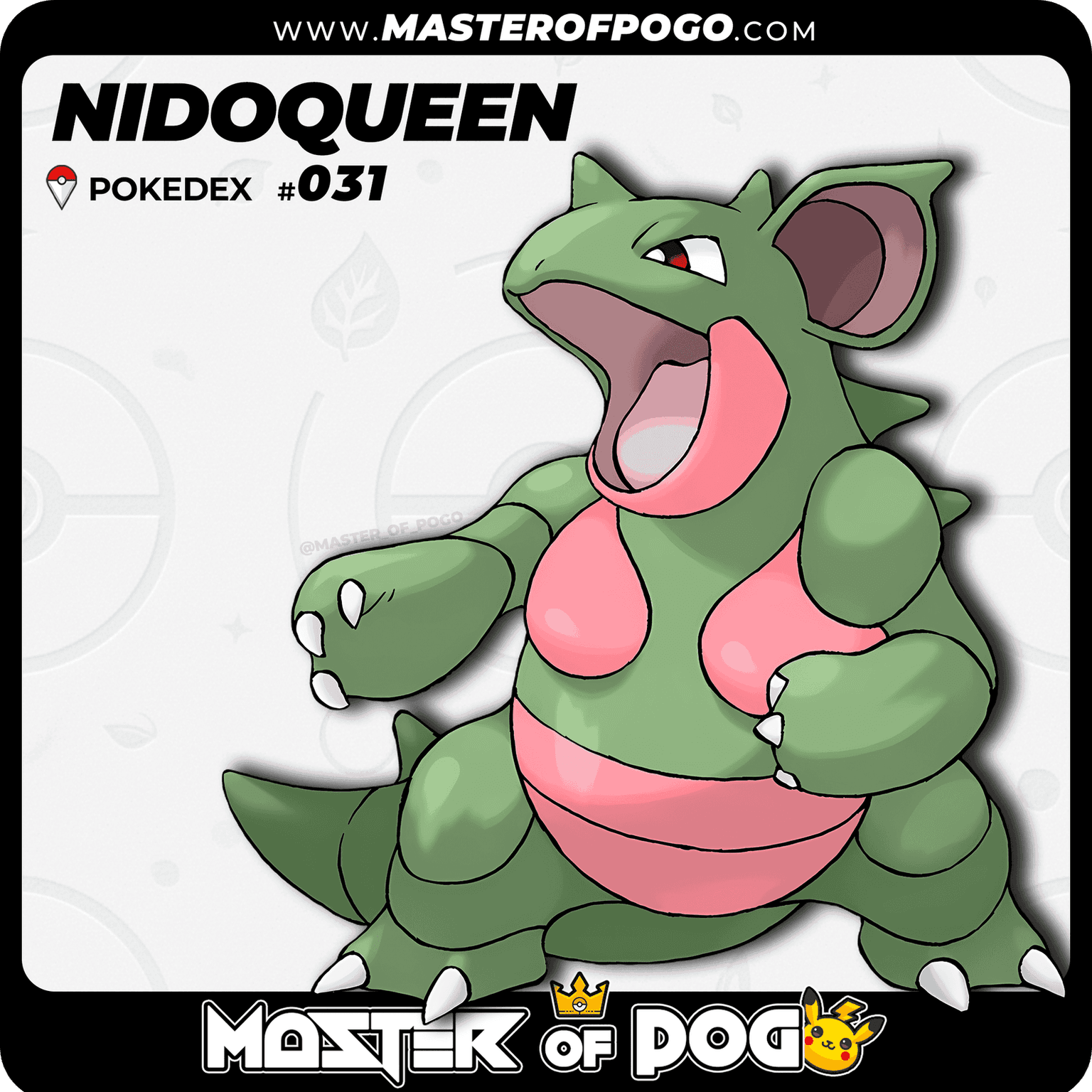 #031 - NIDOQUEEN — alternate view