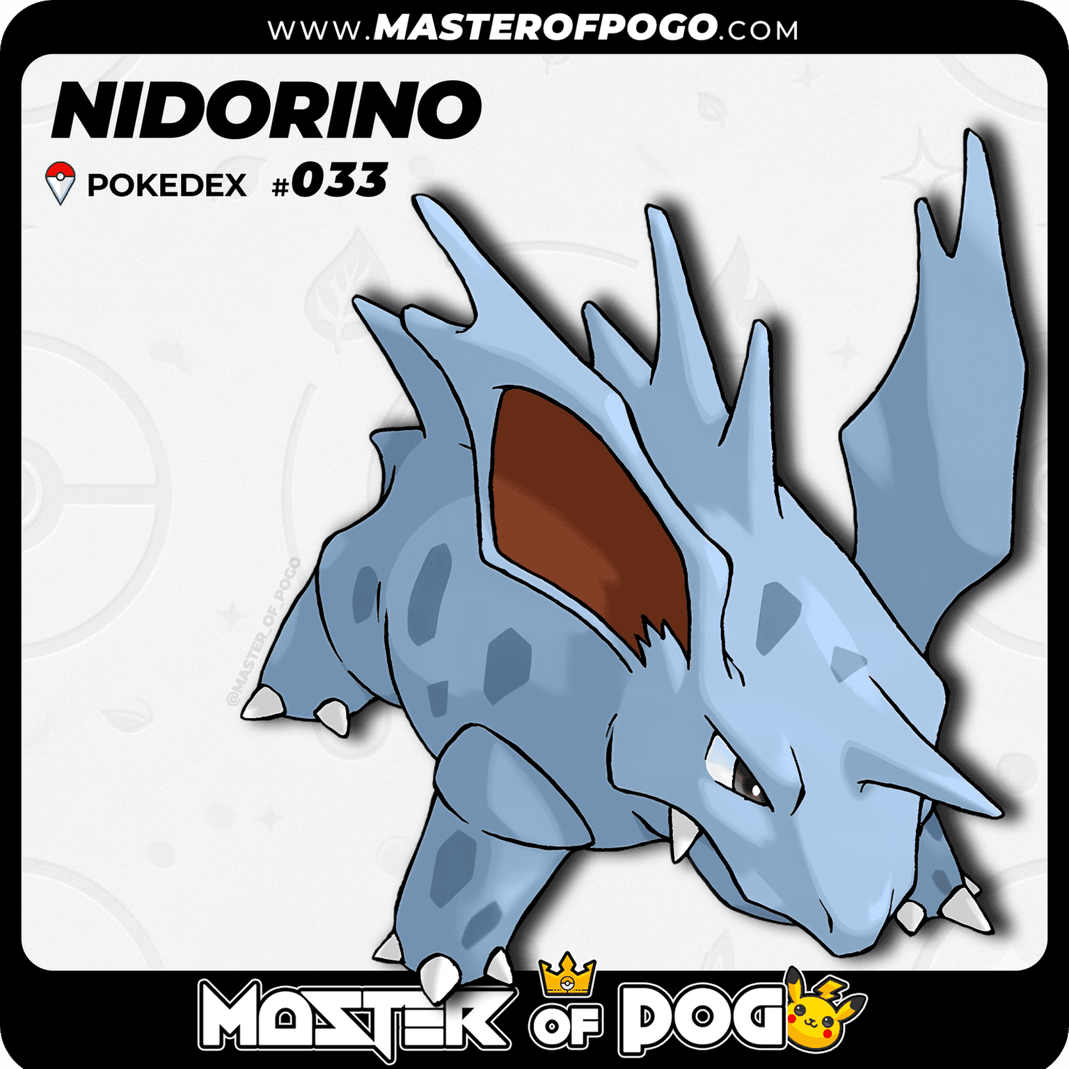#033 - NIDORINO — alternate view