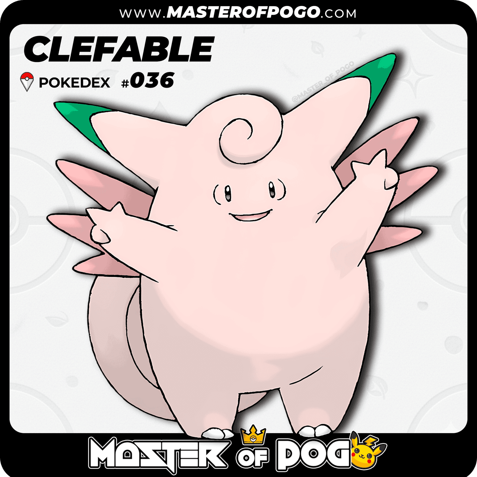 #036 - CLEFABLE — alternate view