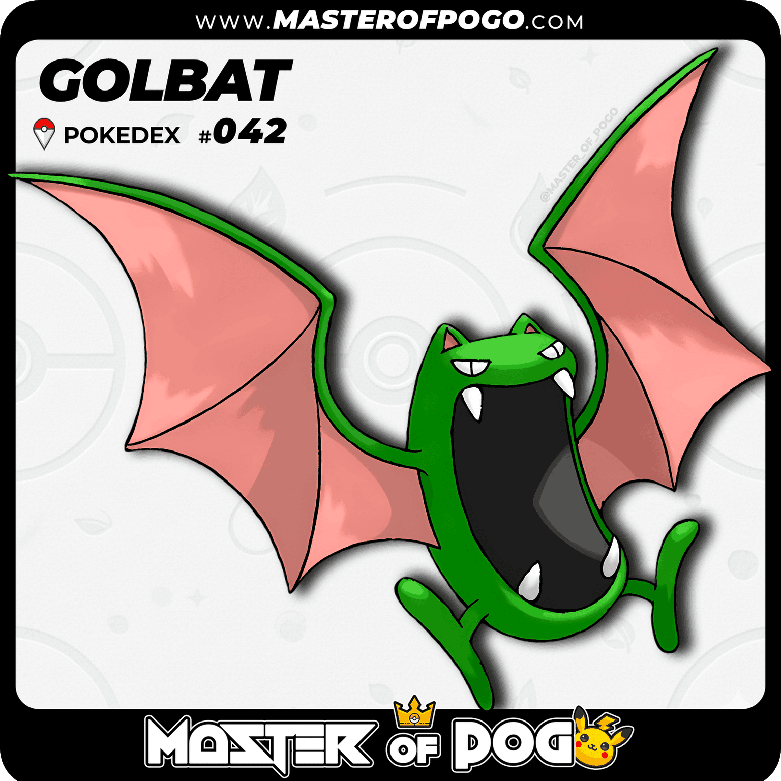 #042 - GOLBAT — alternate view