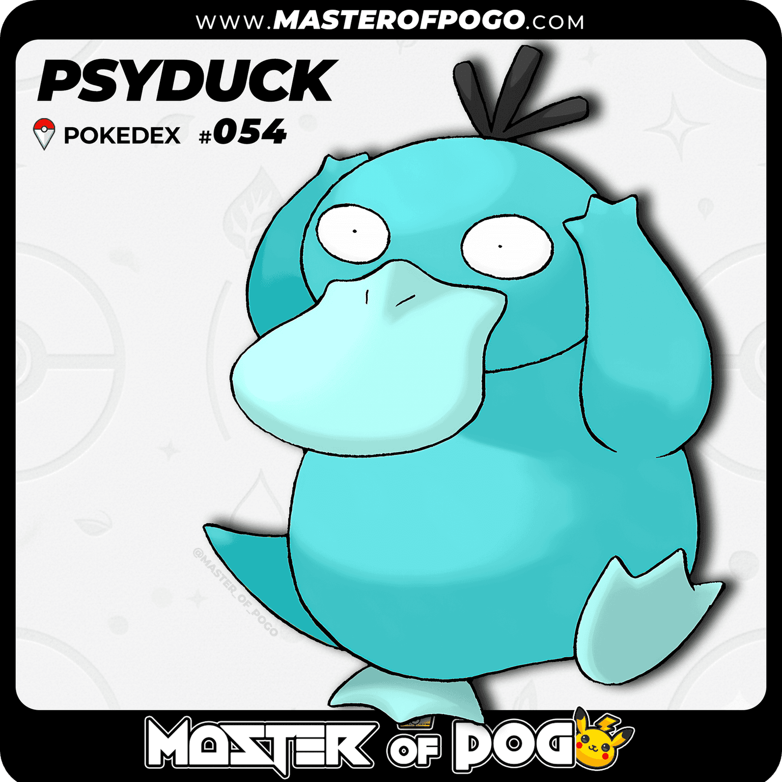 #054 - PSYDUCK — alternate view