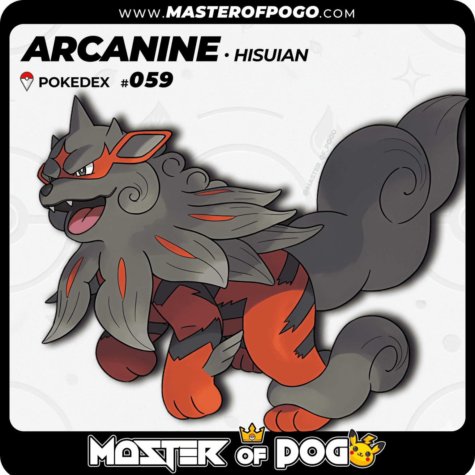 #059 - Hisuian ARCANINE