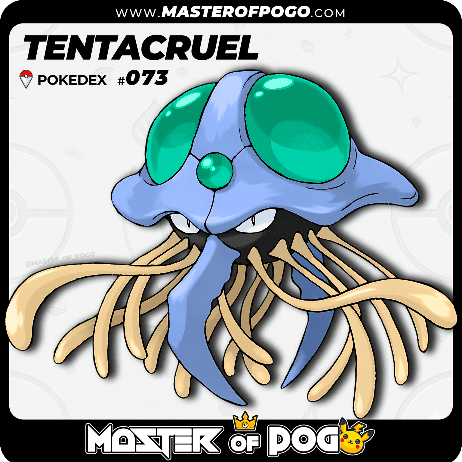 #073 - TENTACRUEL — alternate view