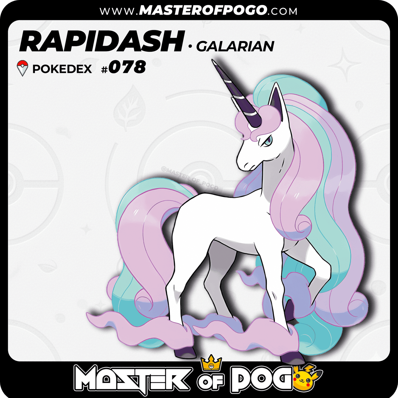 #078 - Galarian RAPIDASH