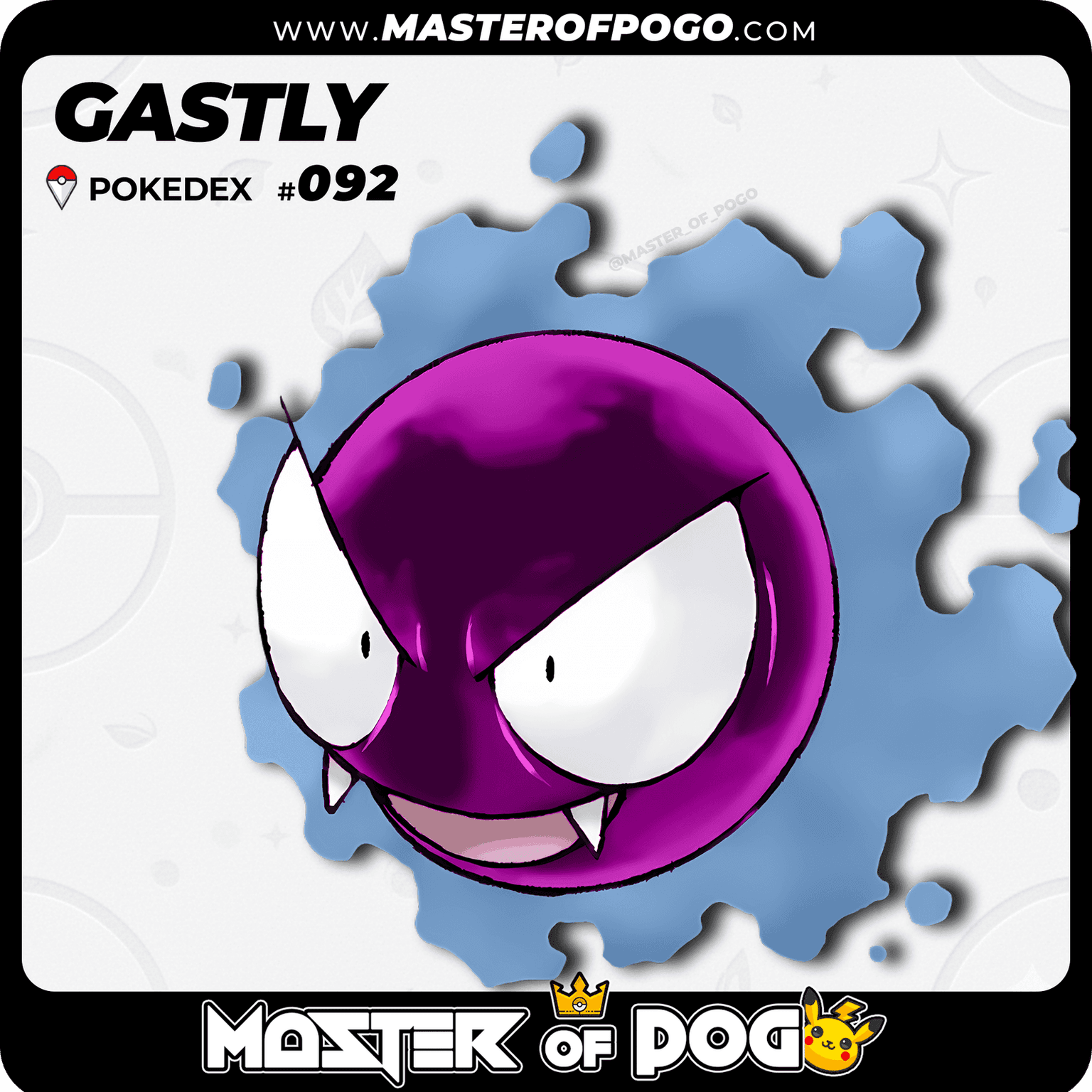#092 - GASTLY — alternate view