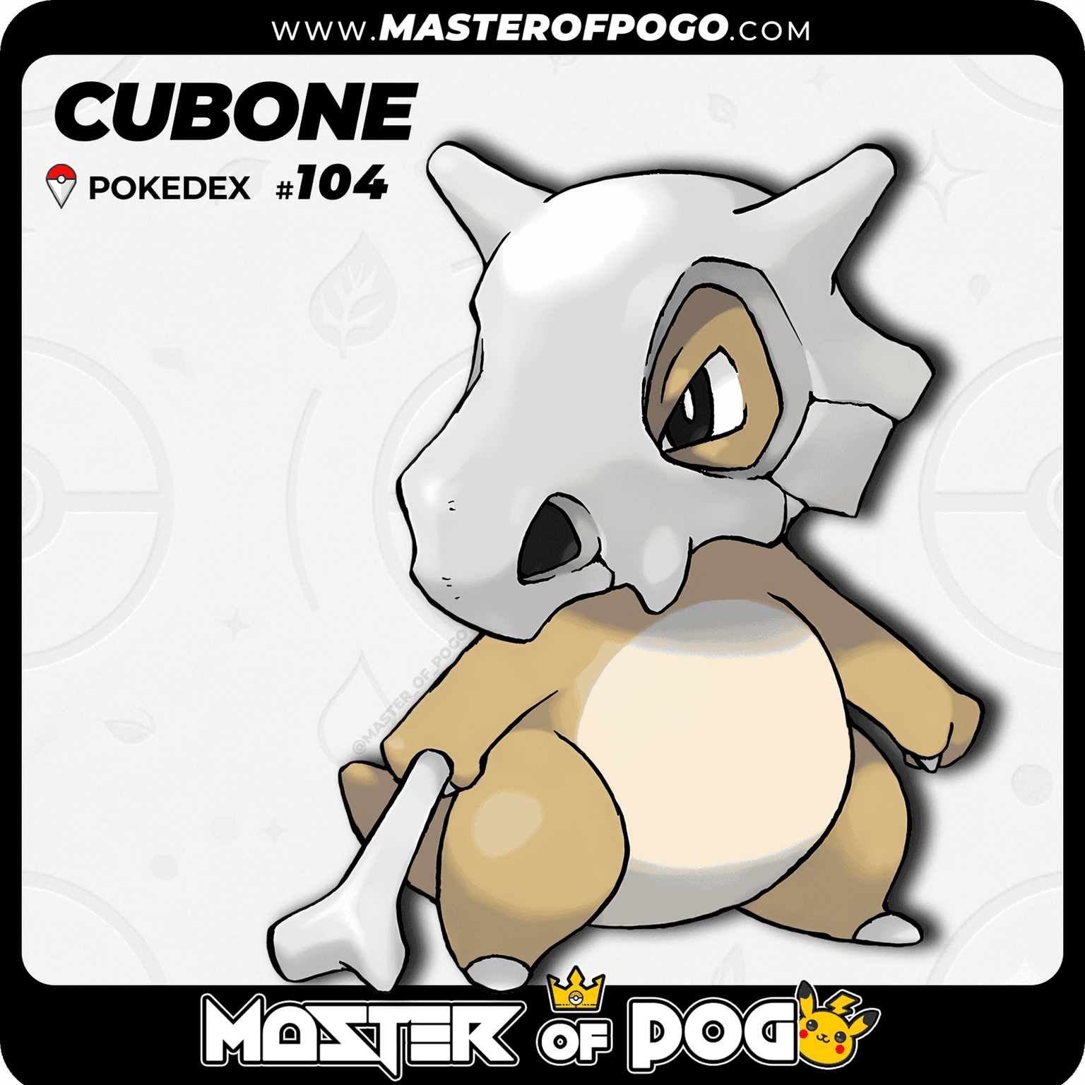 #104 - CUBONE