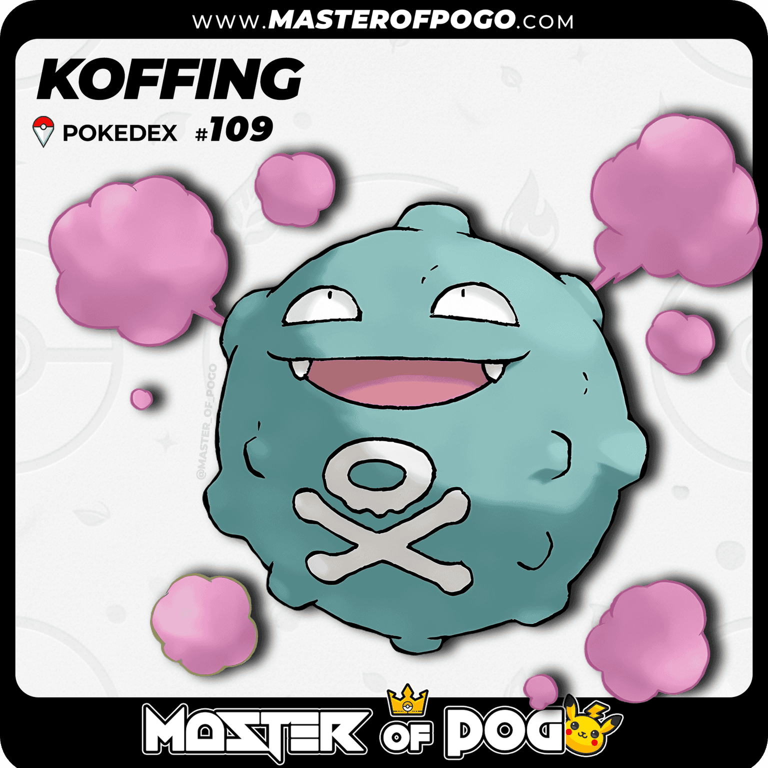 #109 - KOFFING — alternate view