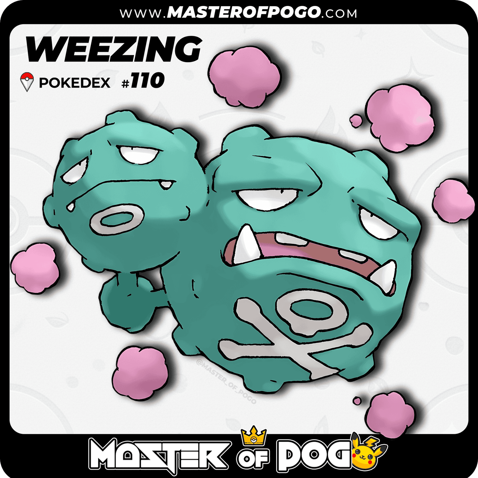 #110 - WEEZING — alternate view