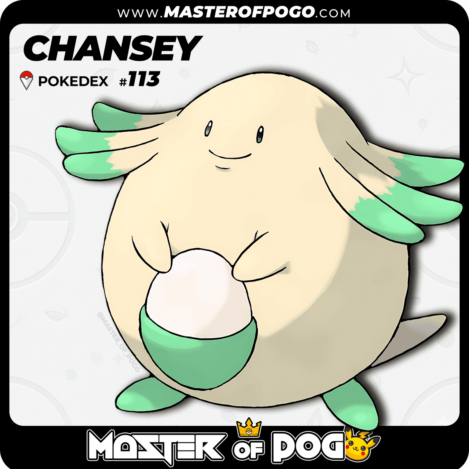 #113 - CHANSEY — alternate view