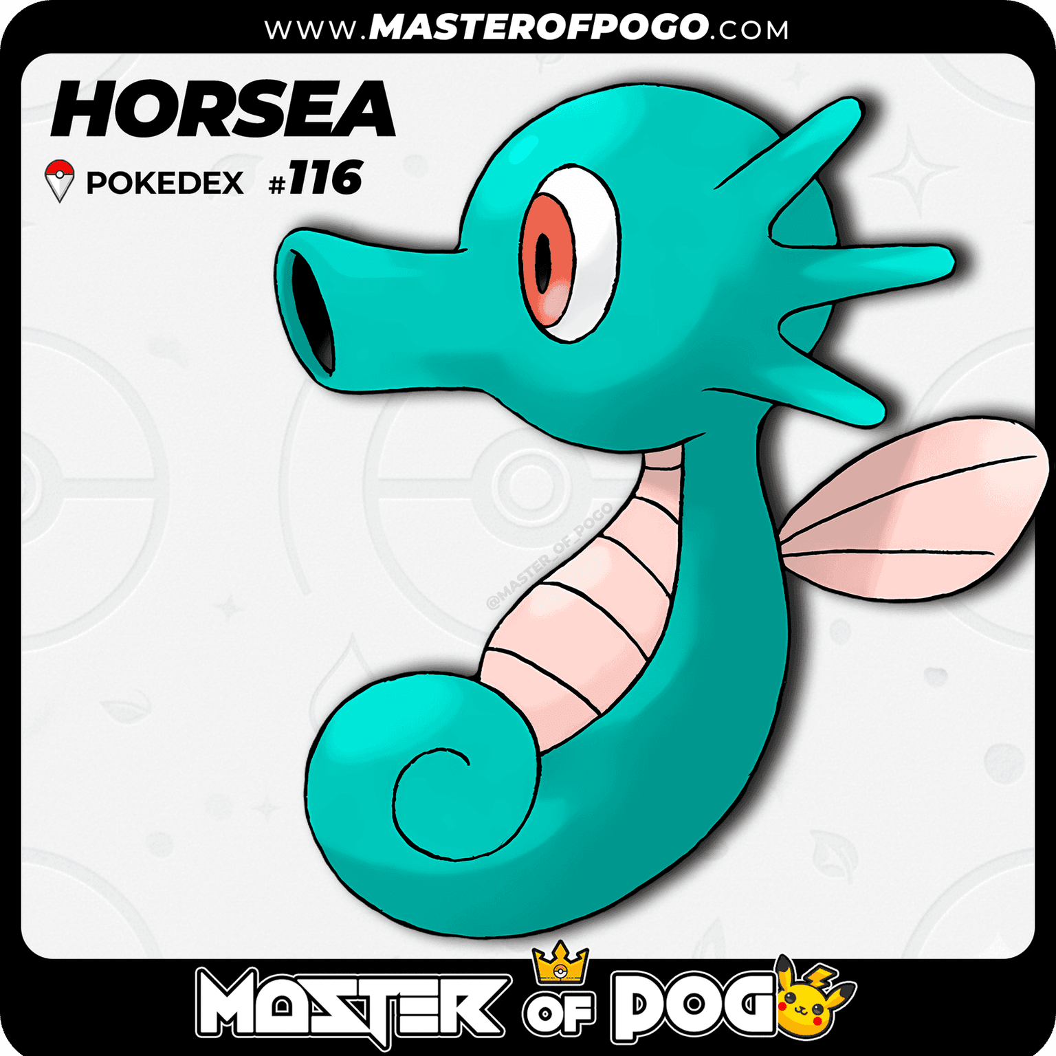 #116 - HORSEA — alternate view