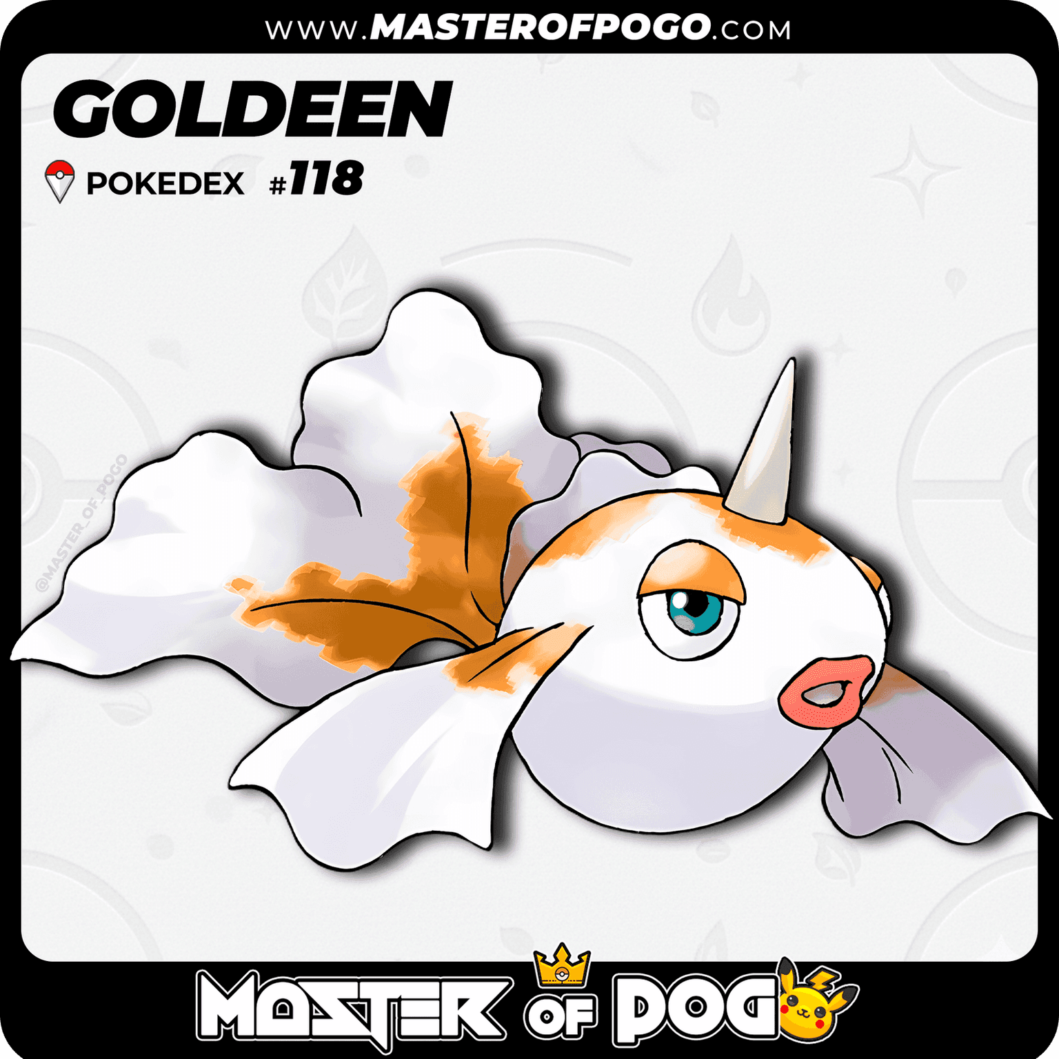 #118 - GOLDEEN — alternate view