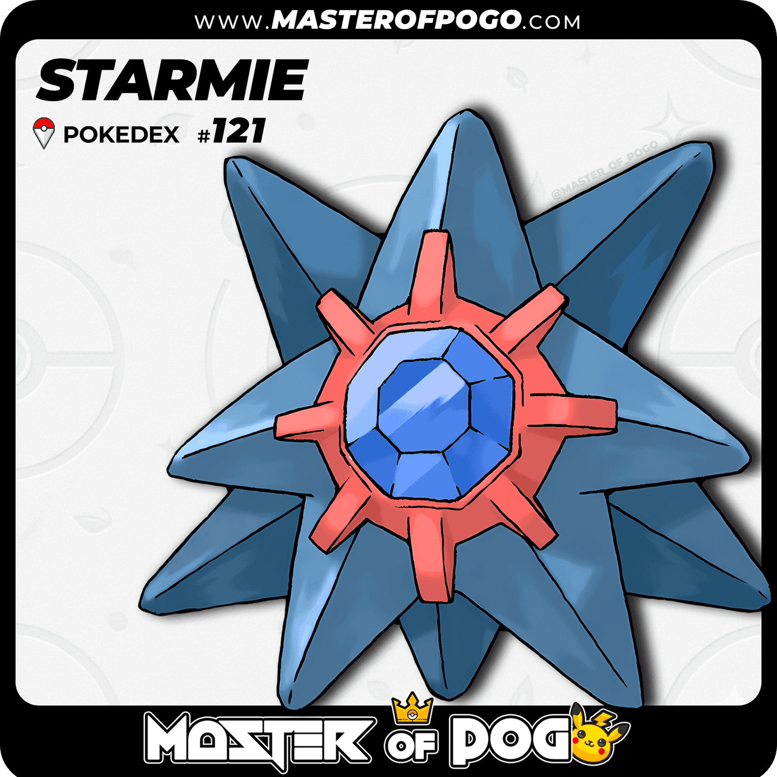 #121 - STARMIE — alternate view