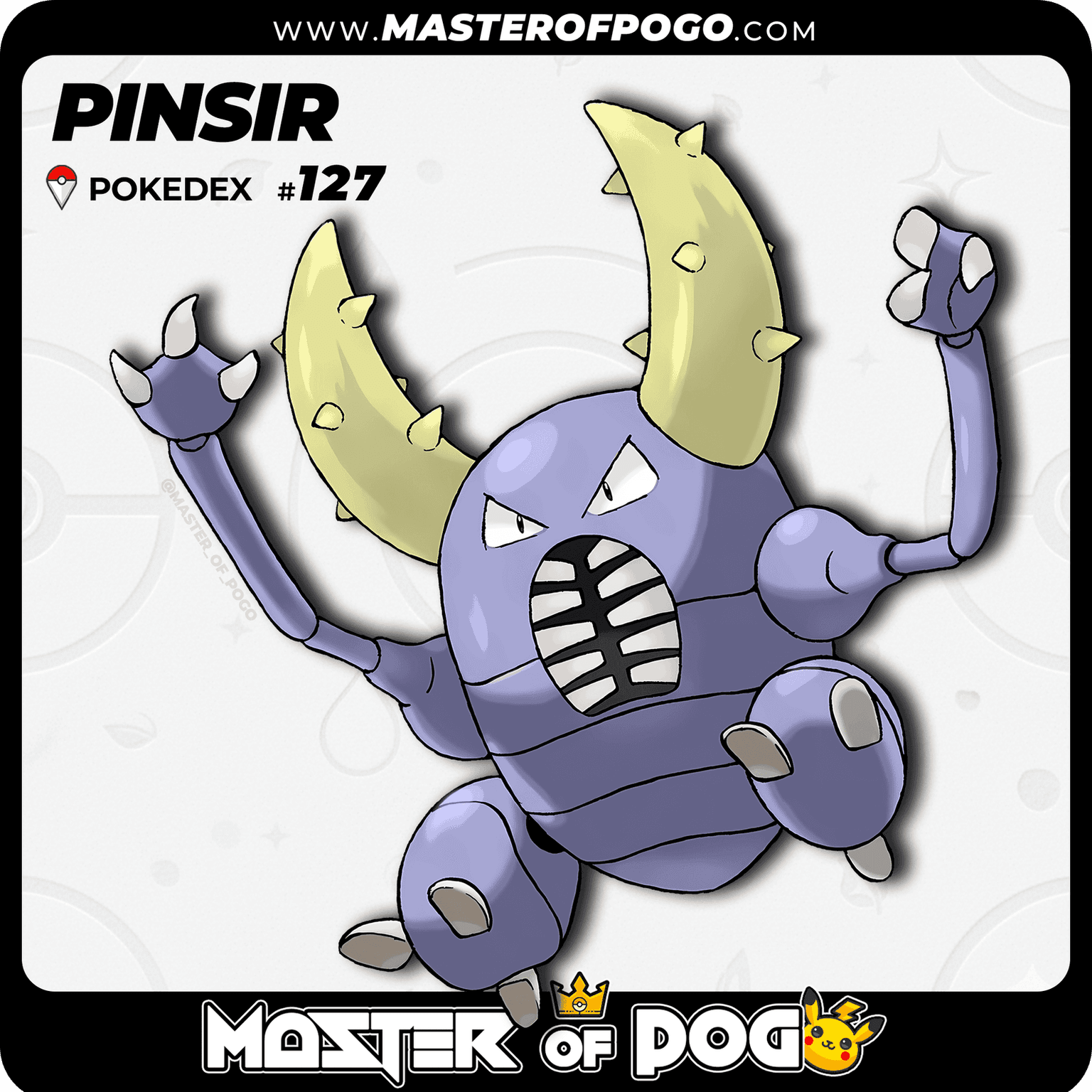 #127 - PINSIR — alternate view