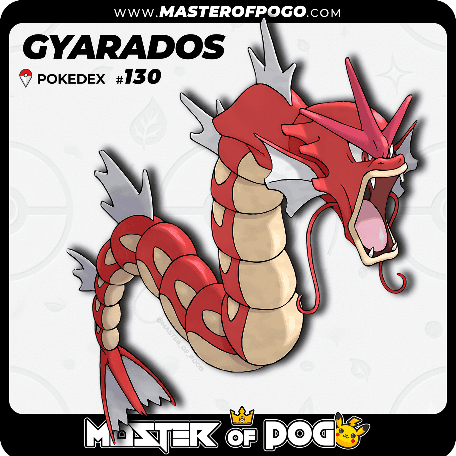 #130 - GYARADOS — alternate view