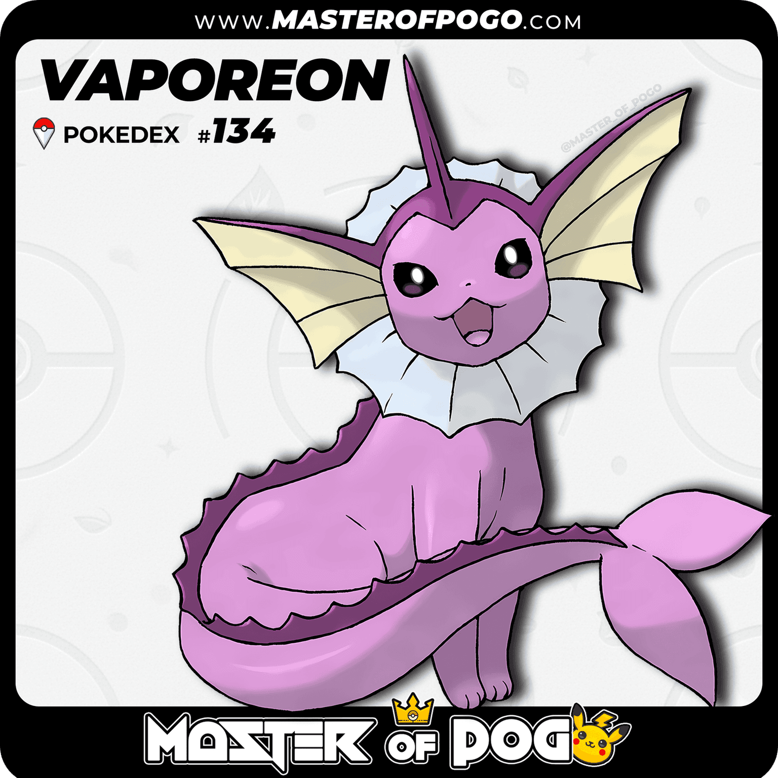 #134 - VAPOREON — alternate view
