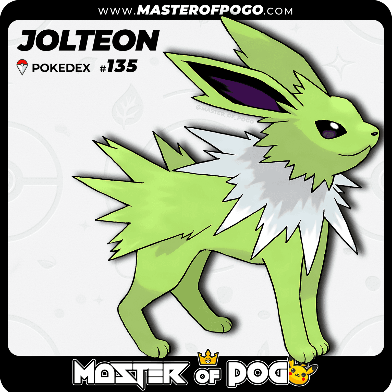 #135 - JOLTEON — alternate view