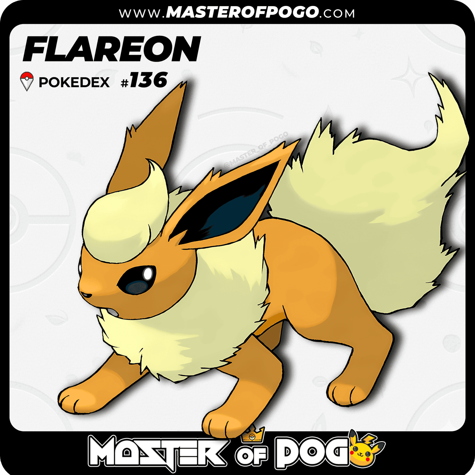 #136 - FLAREON — alternate view