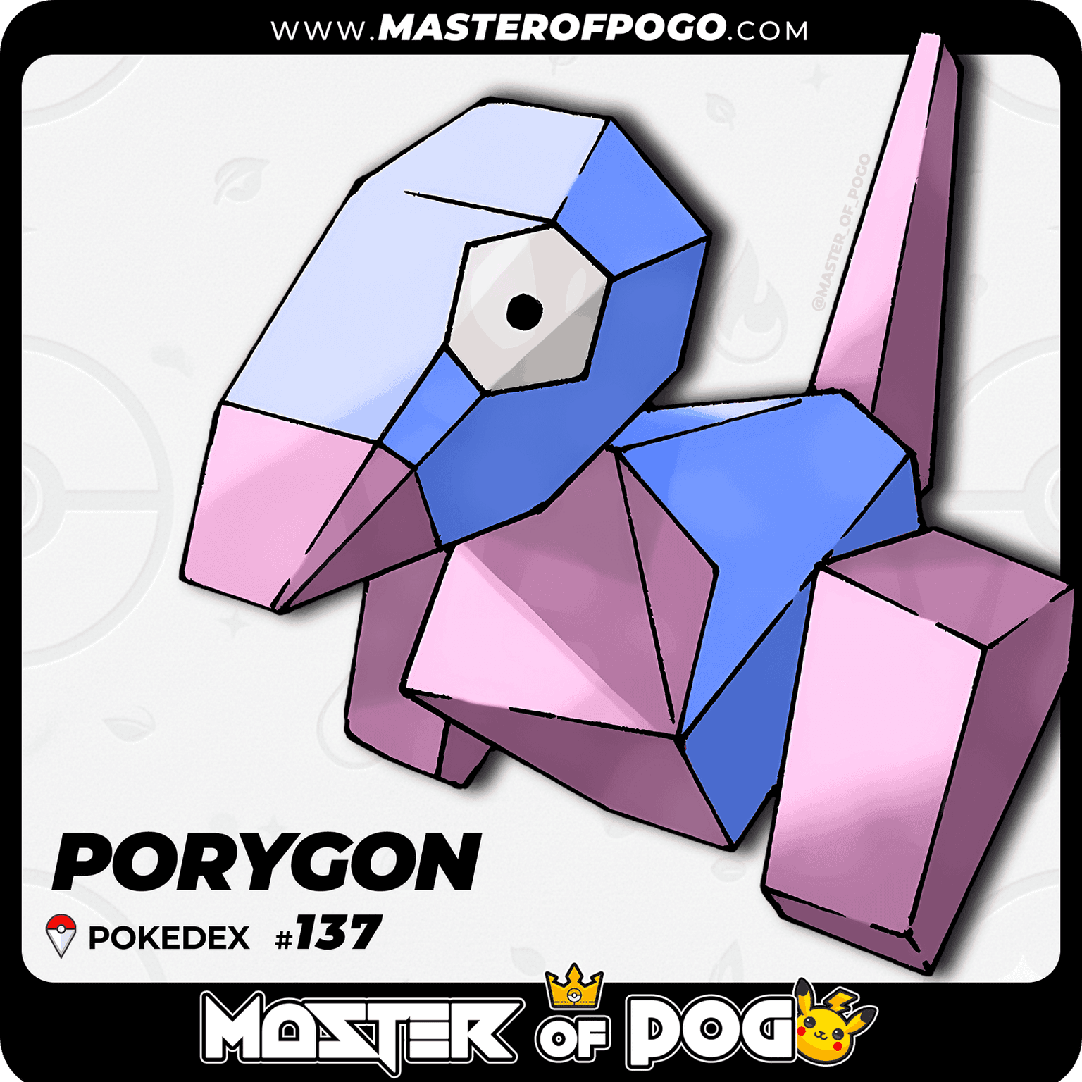 #137 - PORYGON — alternate view