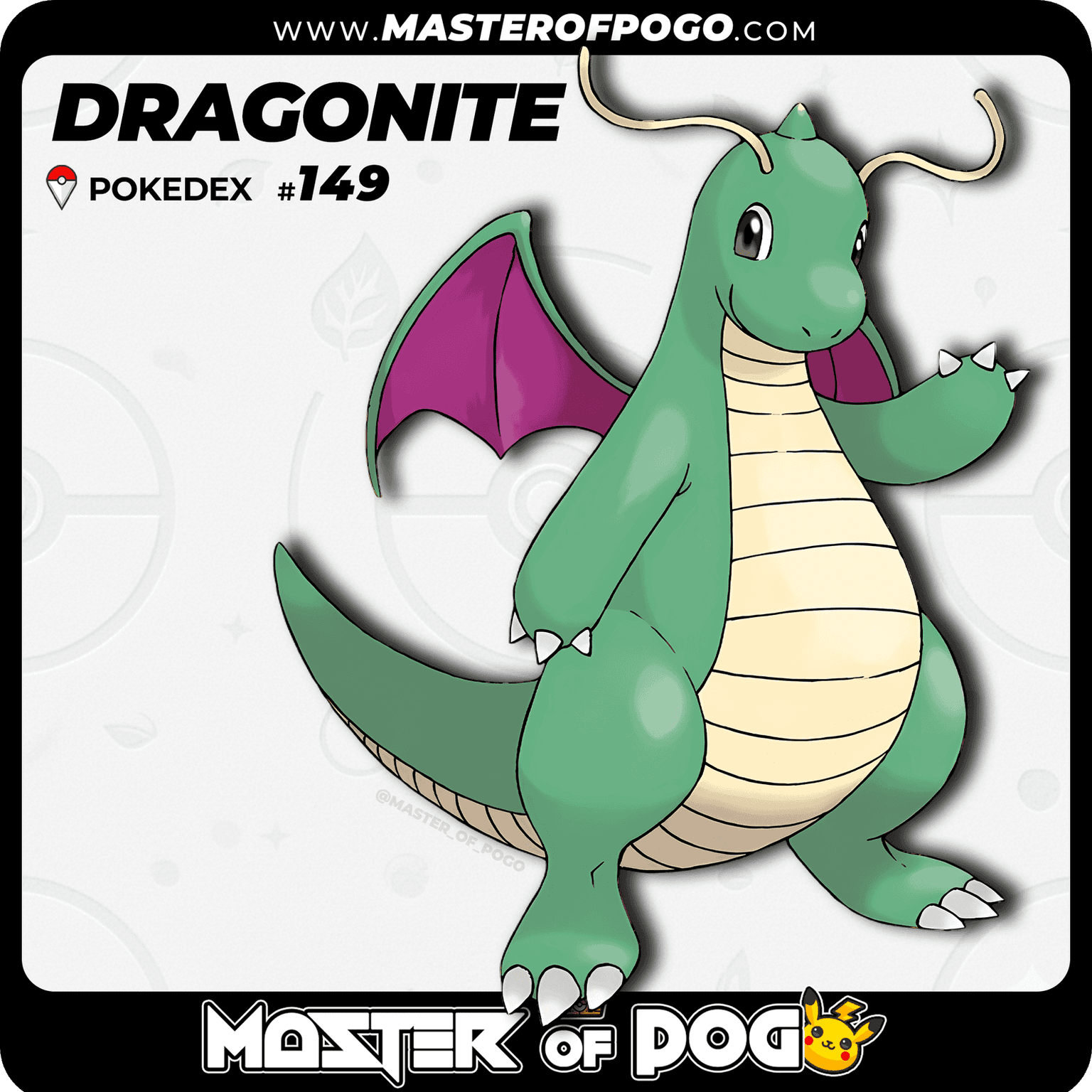 #149 - DRAGONITE — alternate view