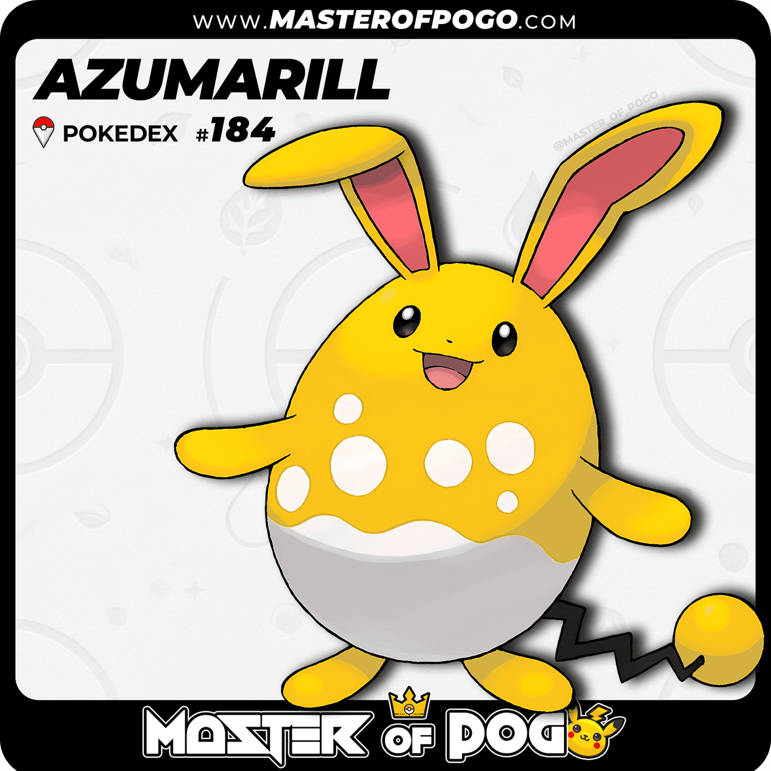 #184 - AZUMARILL — alternate view
