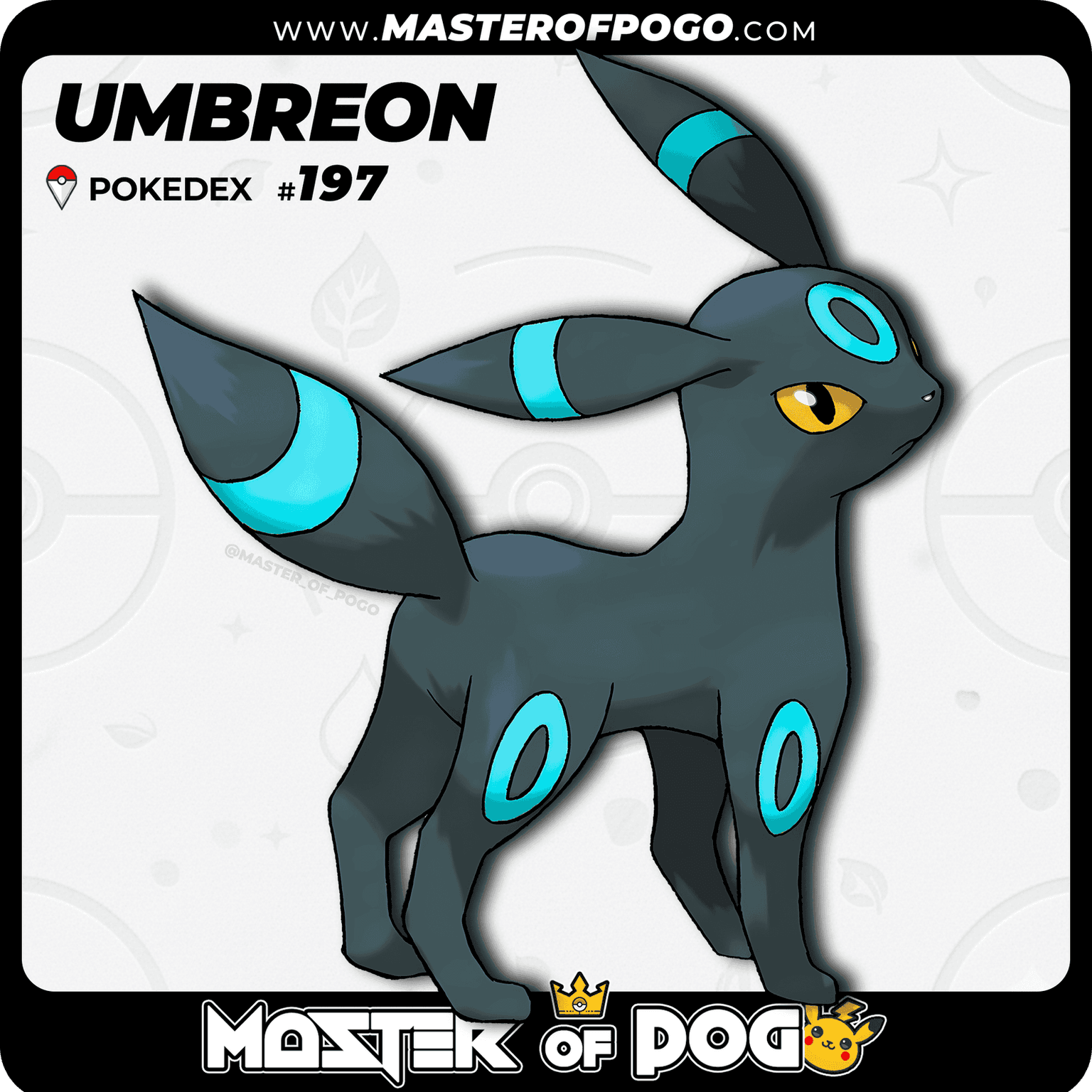 #197 - UMBREON — alternate view