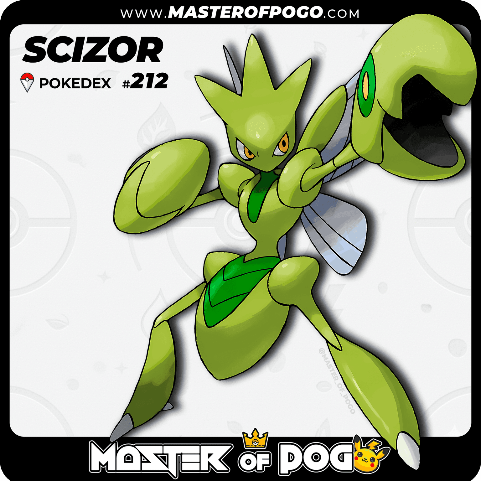 #212 - SCIZOR — alternate view