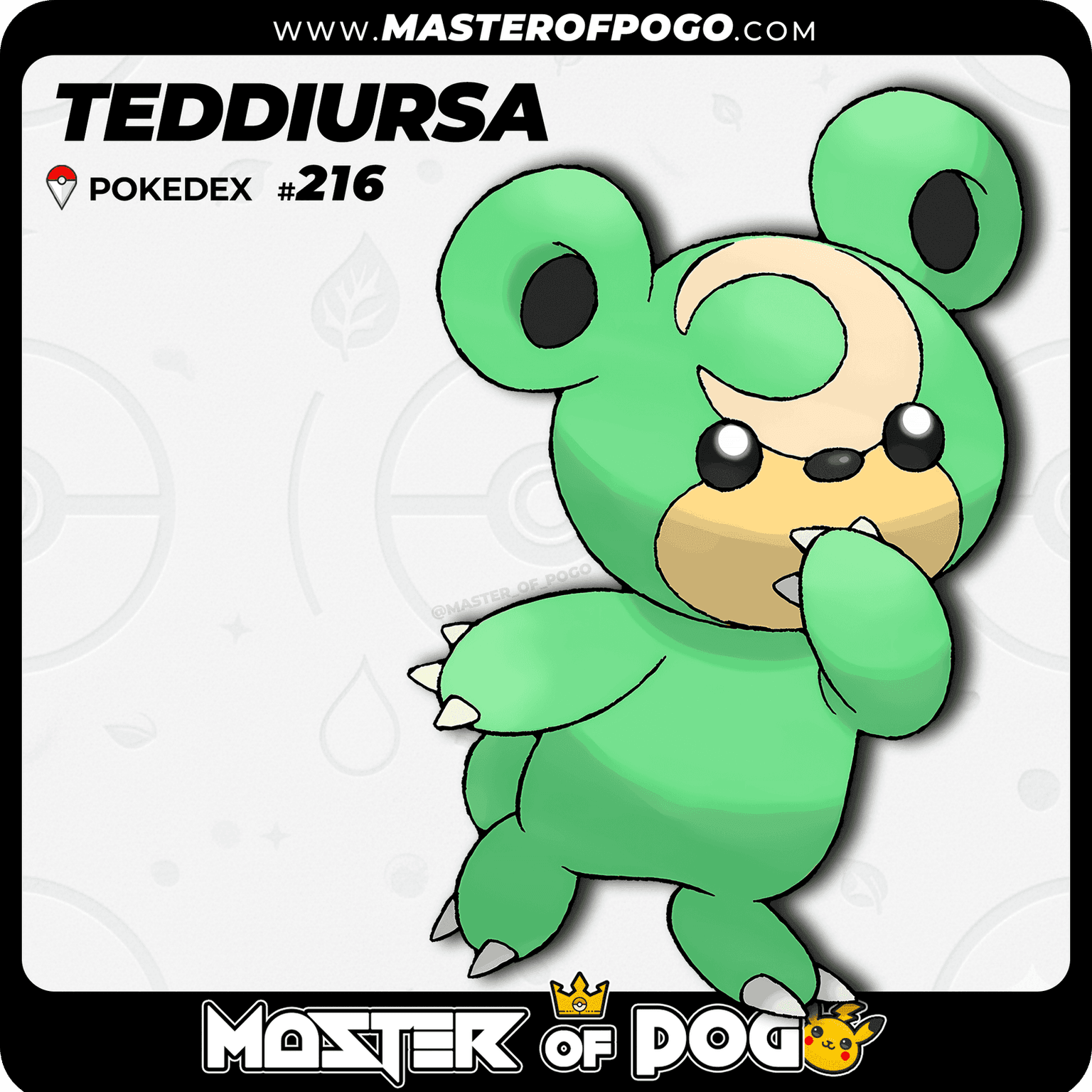 #216 - TEDDIURSA — alternate view